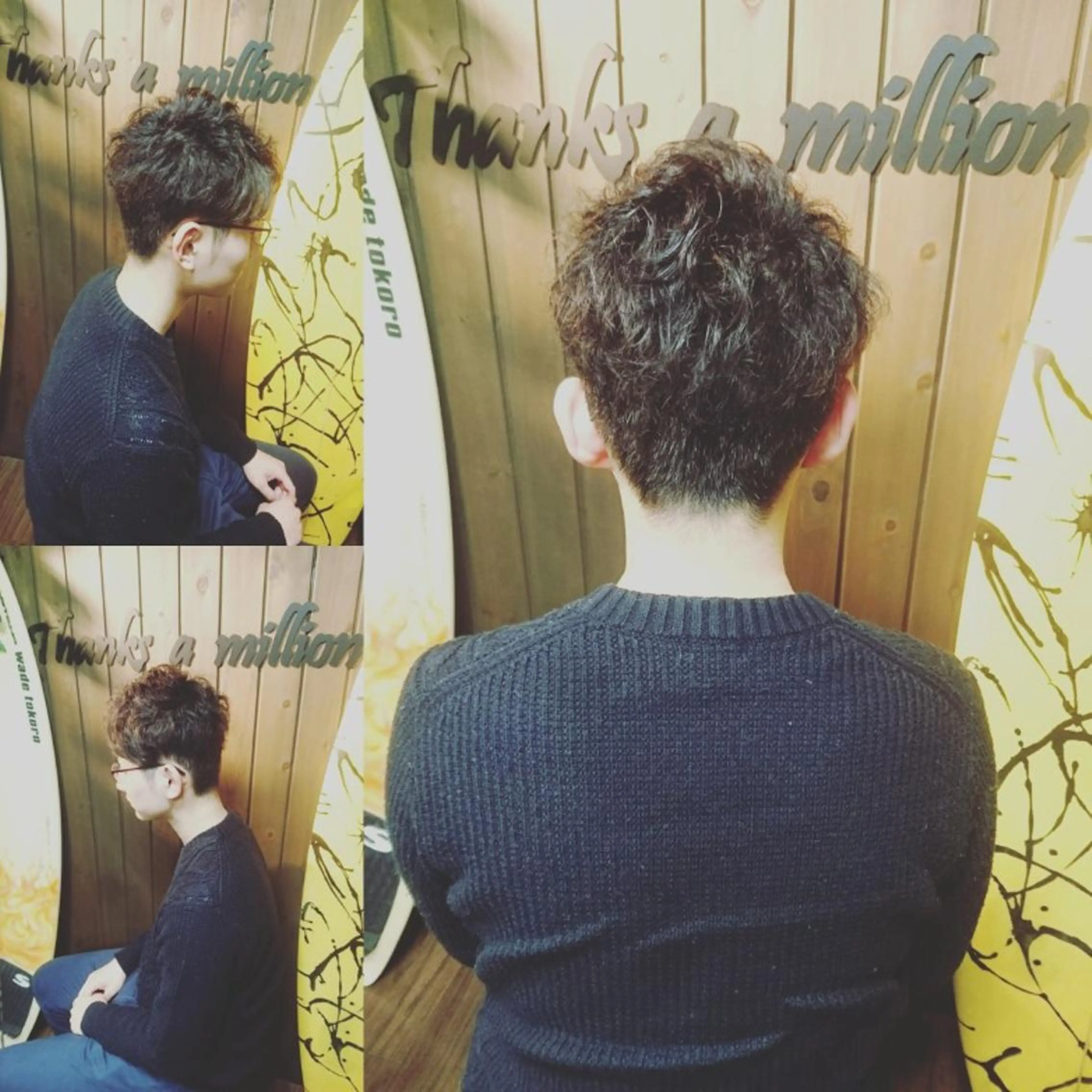 メンズ カット サンフラット所属・岡林 選のヘアスタイル