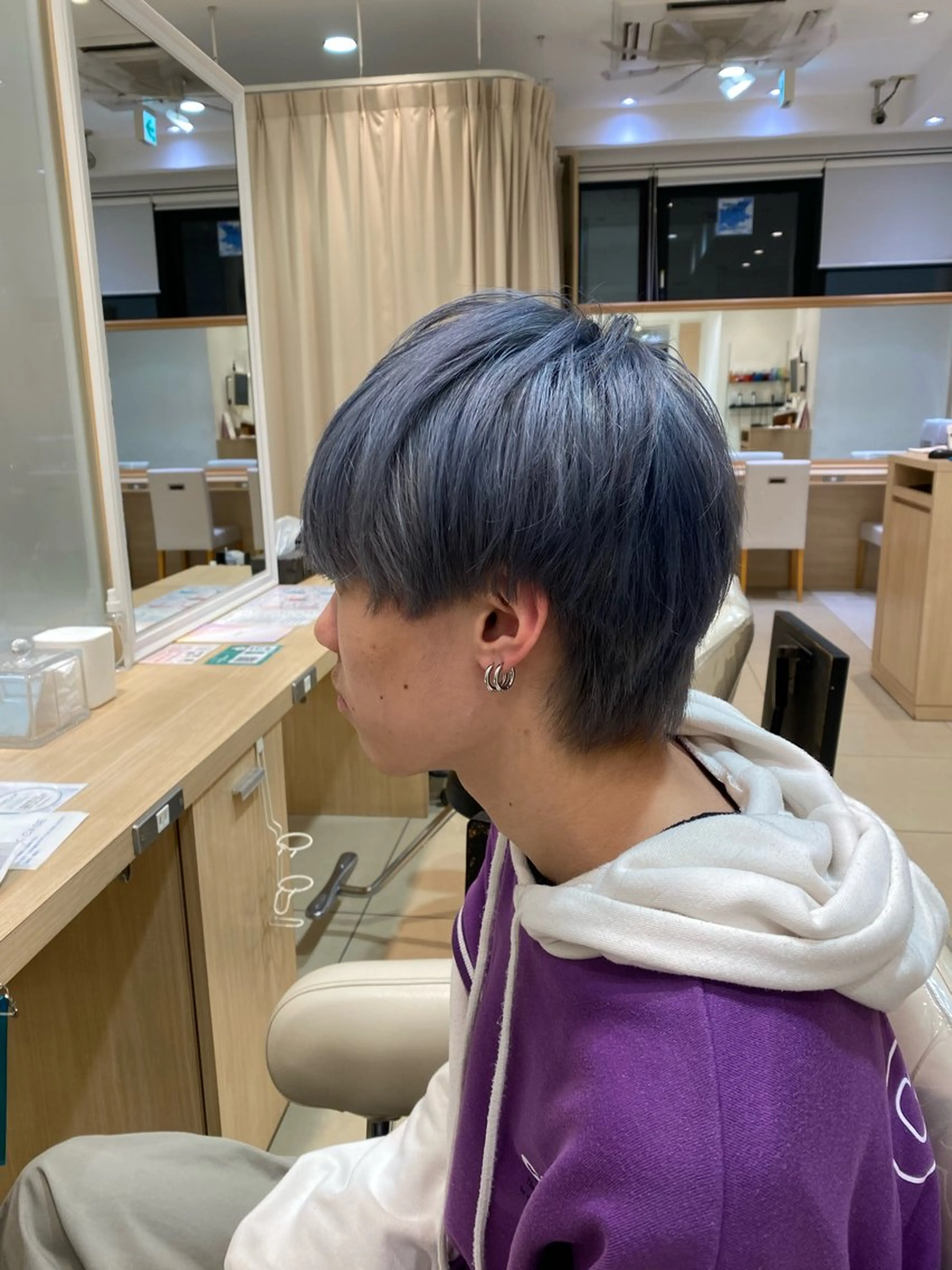 ショート カラー メンズ カット ヘアカラー メンズ特化型美容師 栗山勇人のヘアスタイル