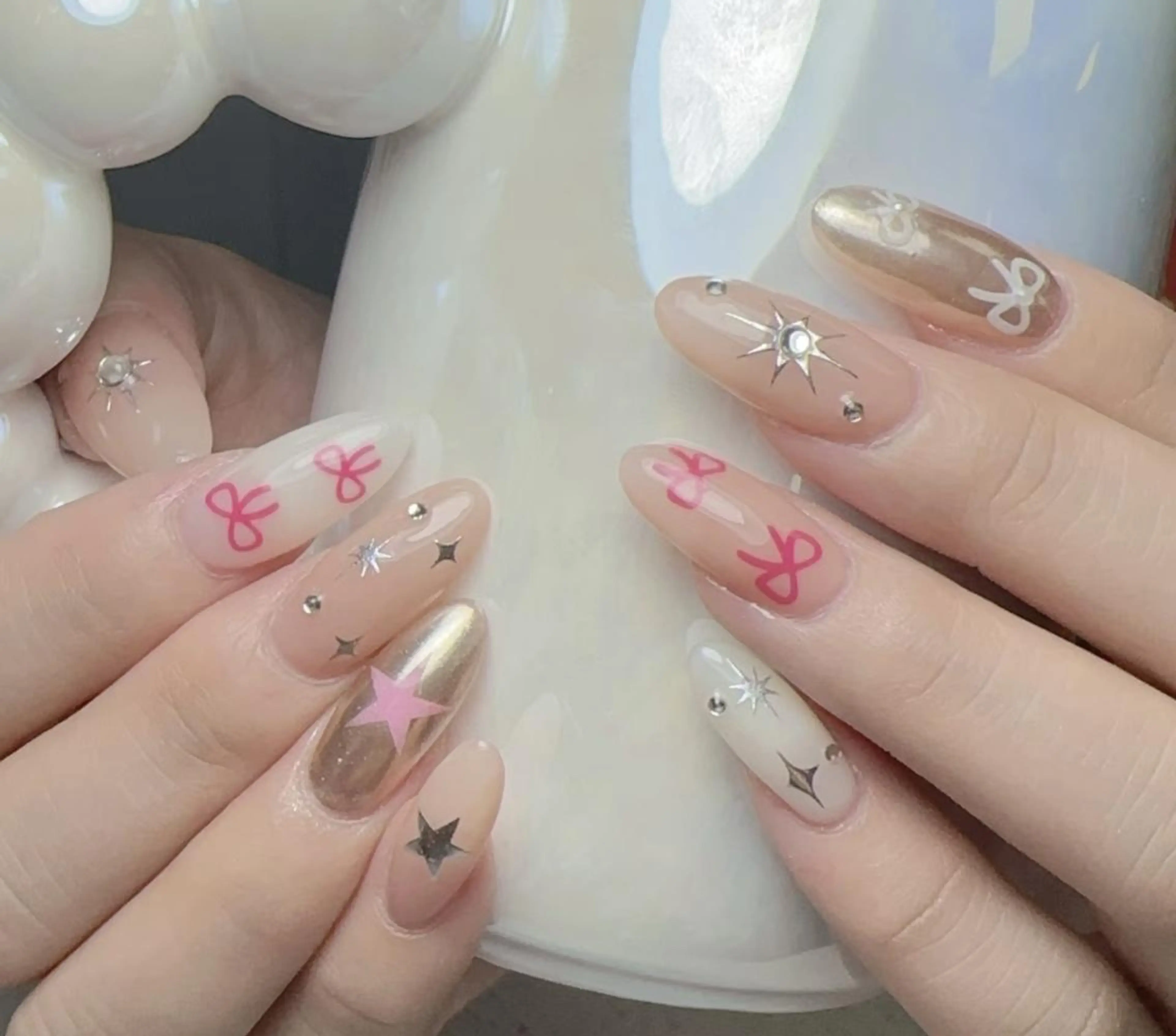 ネイル ハンドネイル By moonネイル 🌷ワンホン/韓国風のネイルデザイン