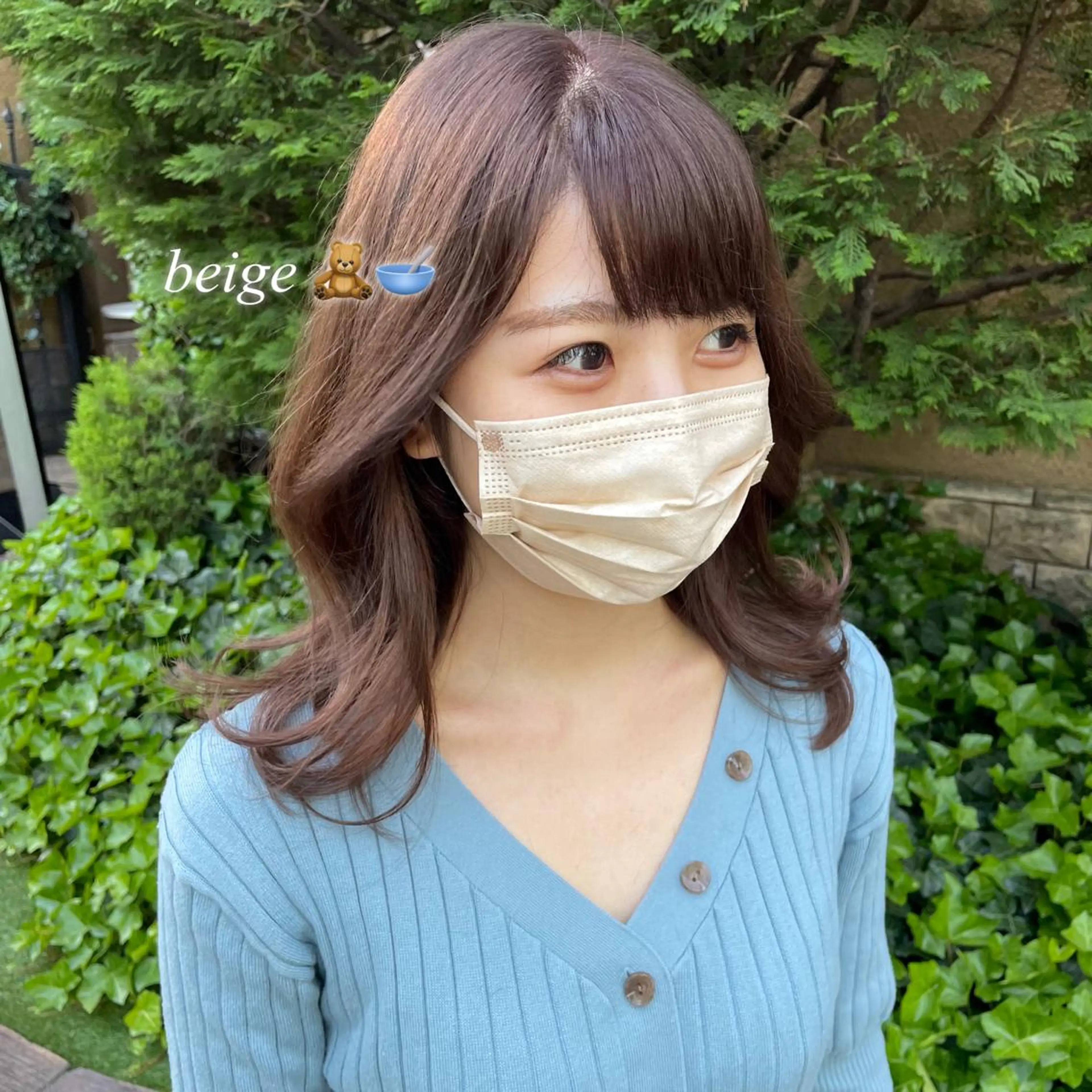 セミロング 𝙢𝙞𝙮𝙪🎀 girly hairのヘアスタイル