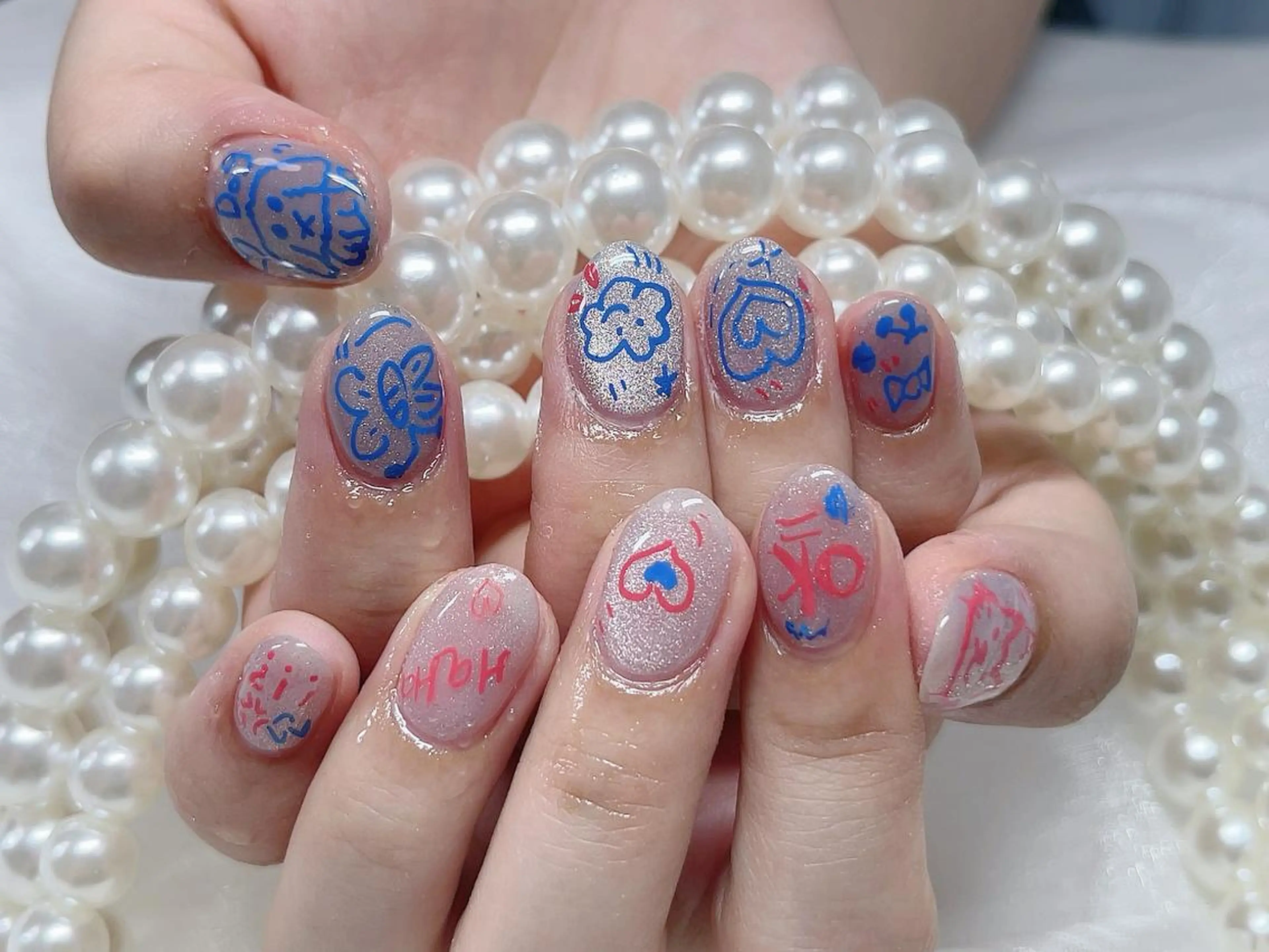ネイル ハンドネイル ハンドケア NANAKO 🌼のネイルデザイン