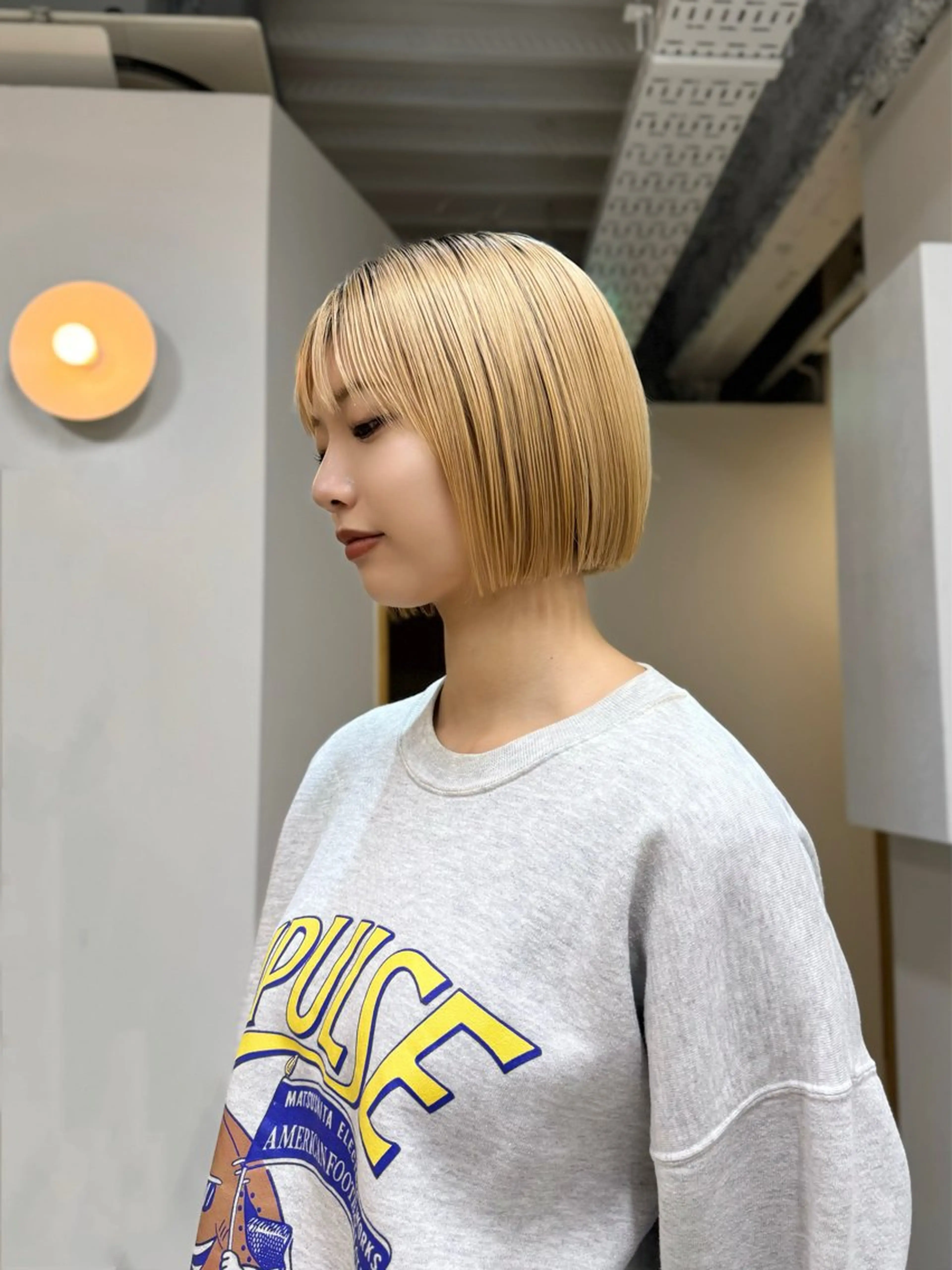 ショート ぱつっとボブ/ショ ート/高田明日美のヘアスタイル