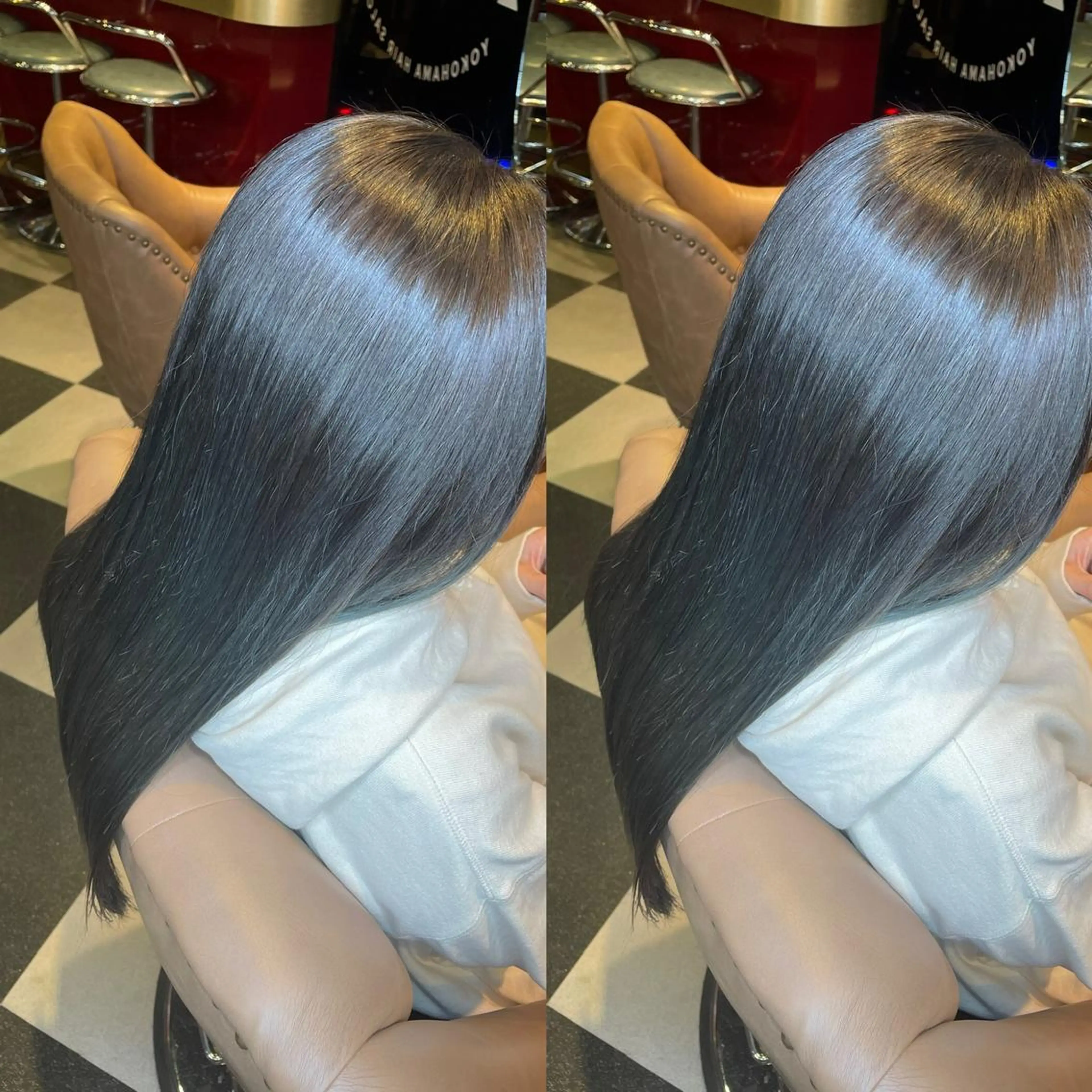 ロング カラー 髪質改善 トリートメント 👑派手髪/カット 👑ANRYのヘアスタイル