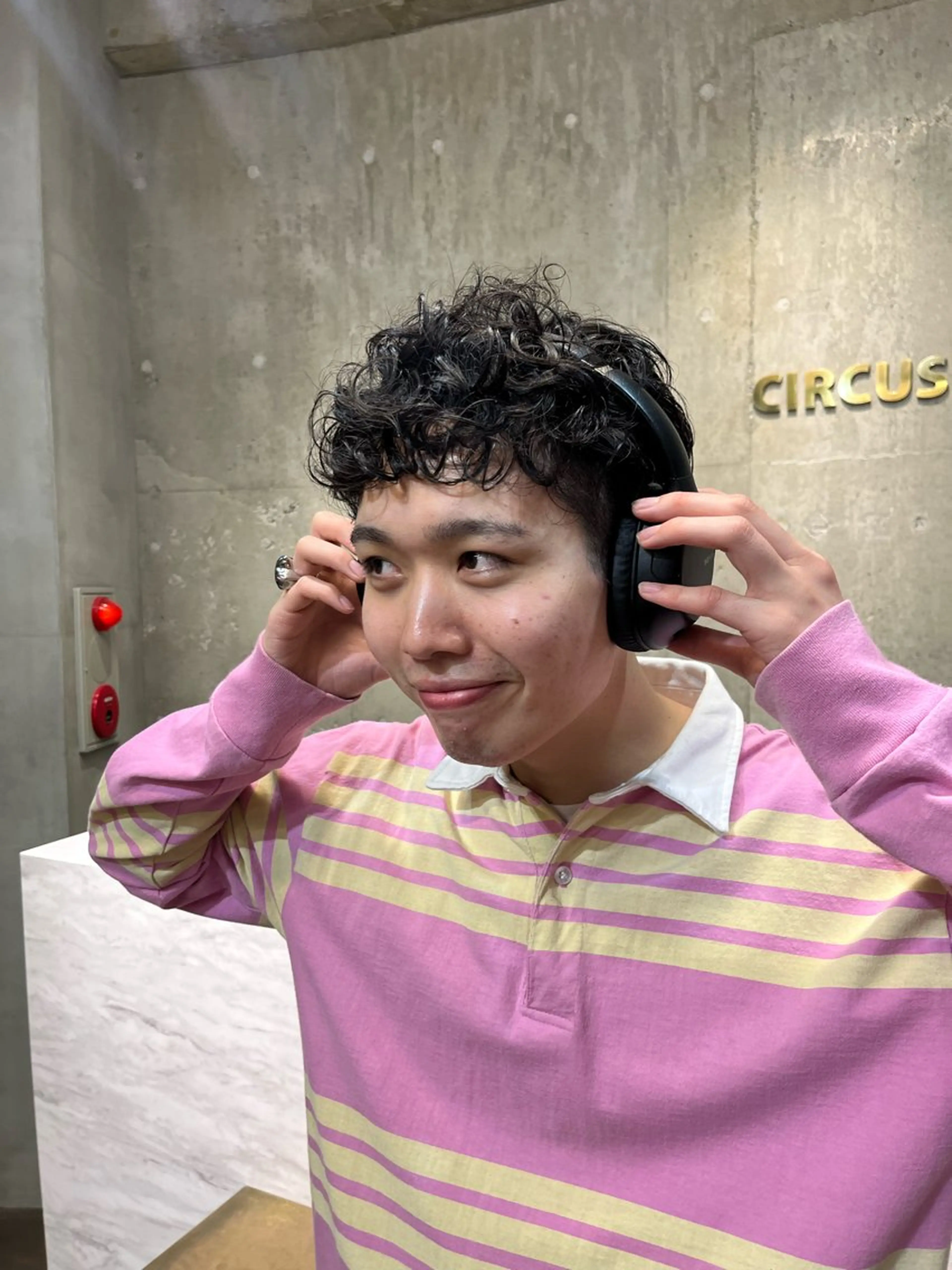 パーマ メンズ フクシマ ココのヘアスタイル