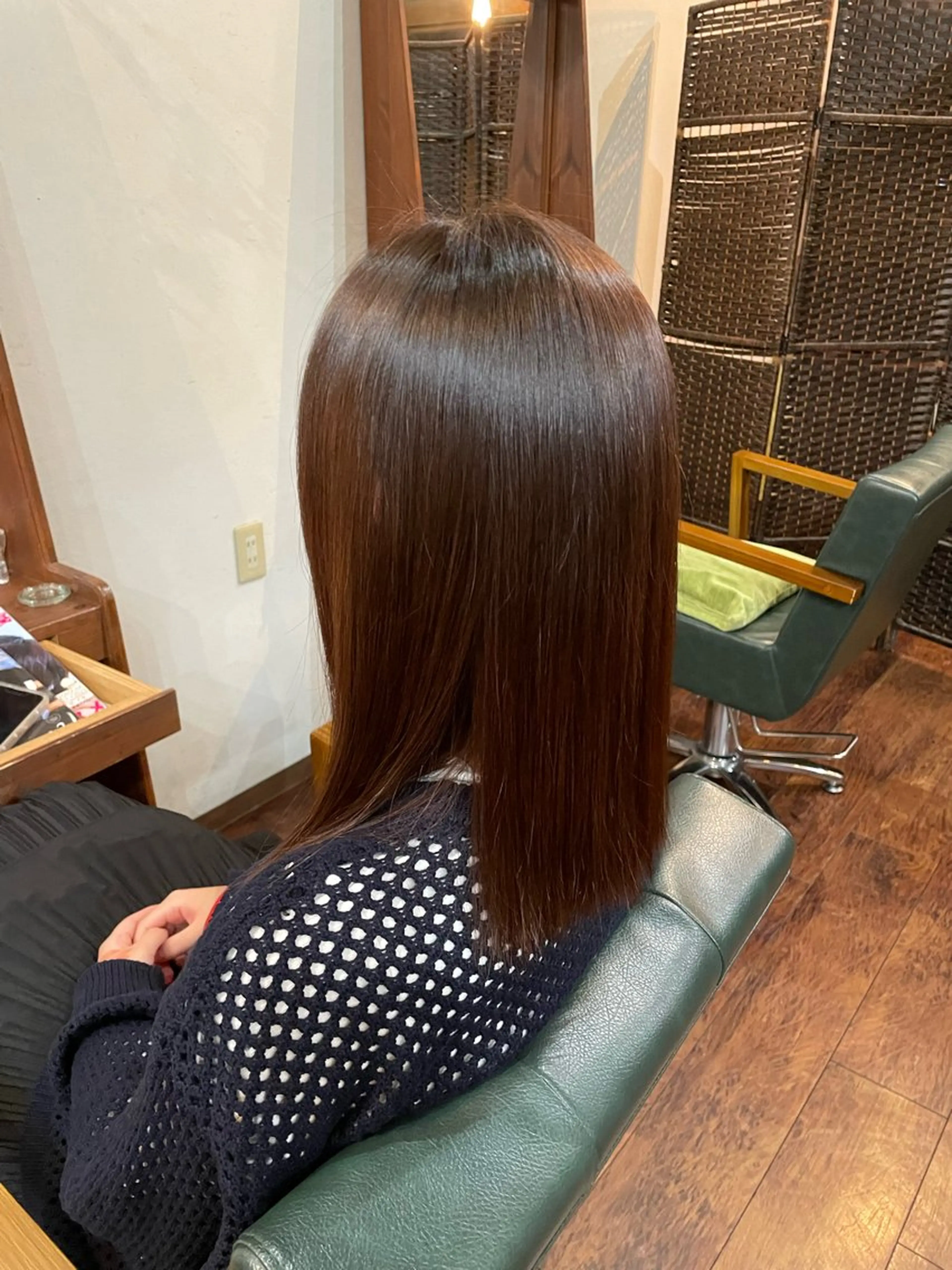カラー ピンクカラー story 増田 わかなのヘアスタイル