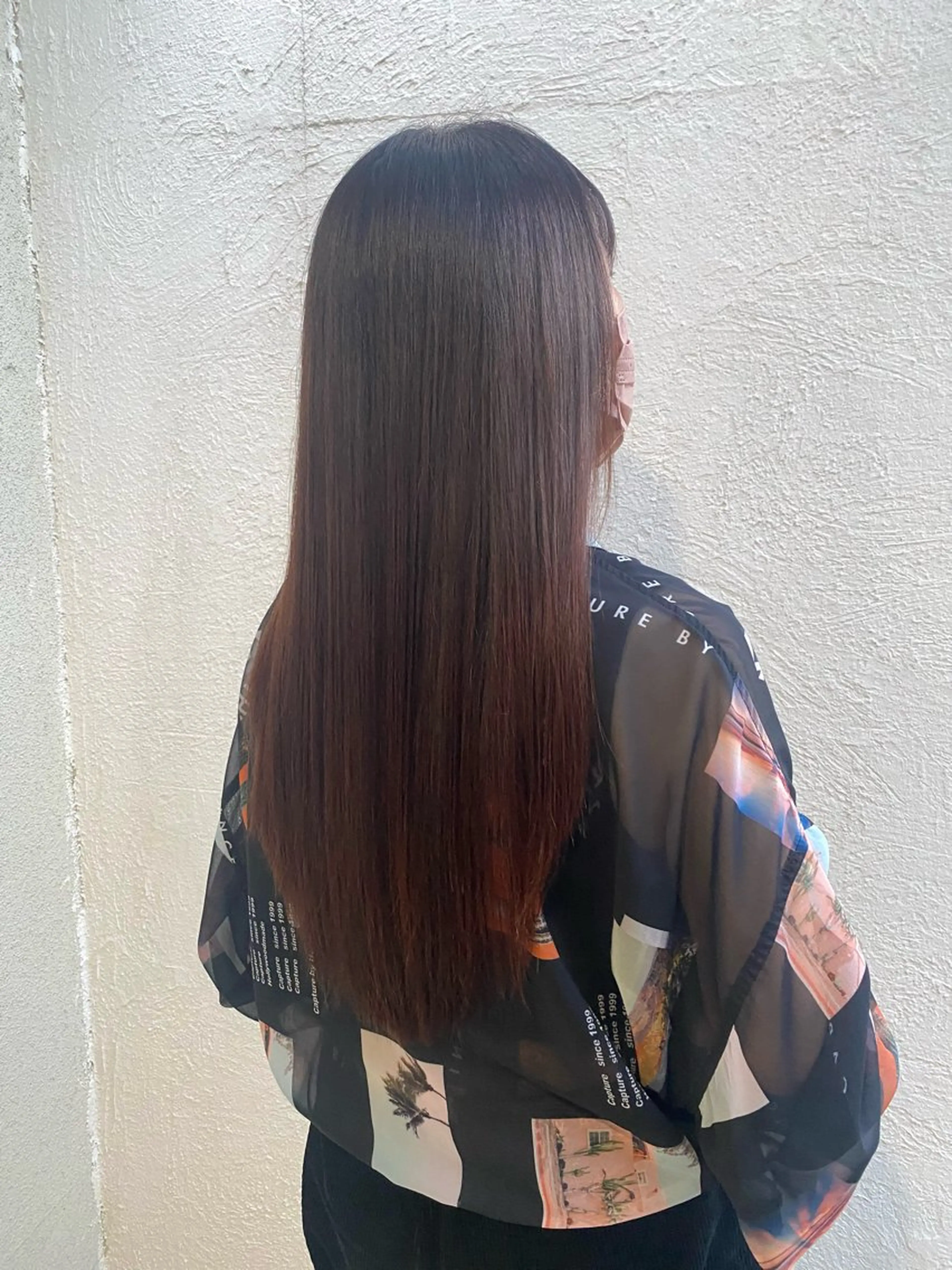 ロング カラー グラデーションカラー ヘアカラー トリートメント 千 田のヘアスタイル