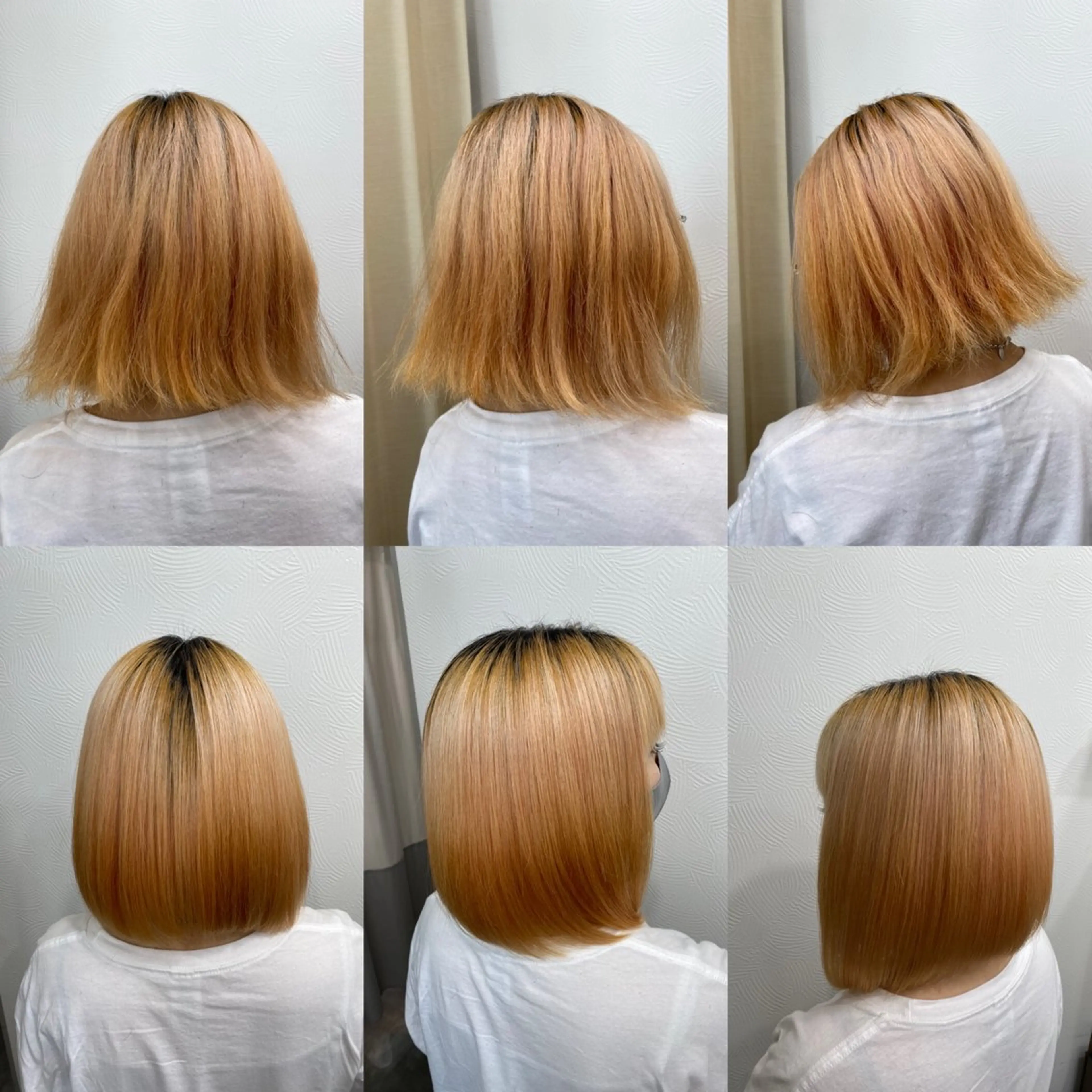 ミディアム 髪質改善 縮毛矯正 SHILK所属・板本 光幸のヘアスタイル