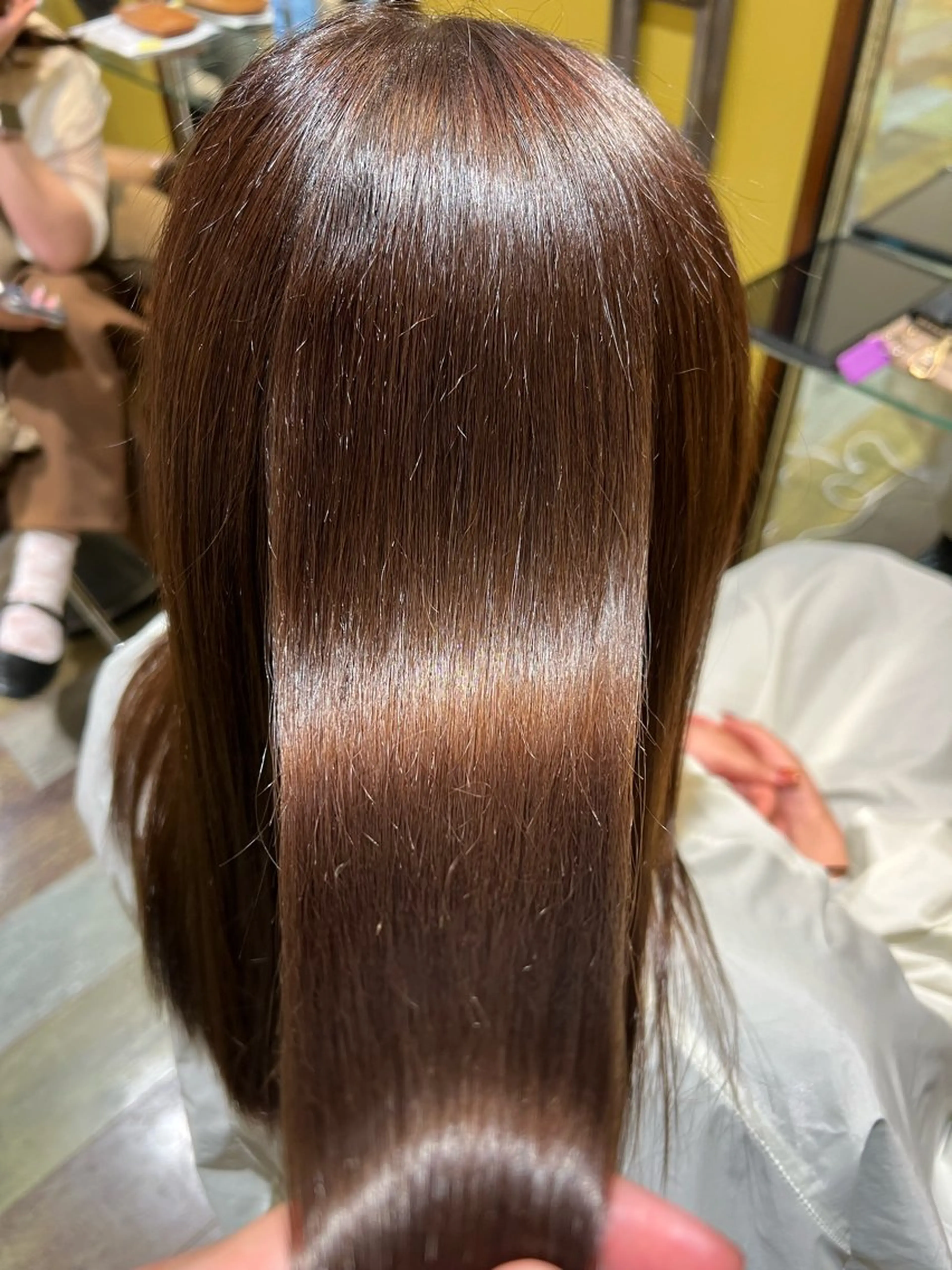 ロング 髪質改善 縮毛矯正 小松 雅のヘアスタイル