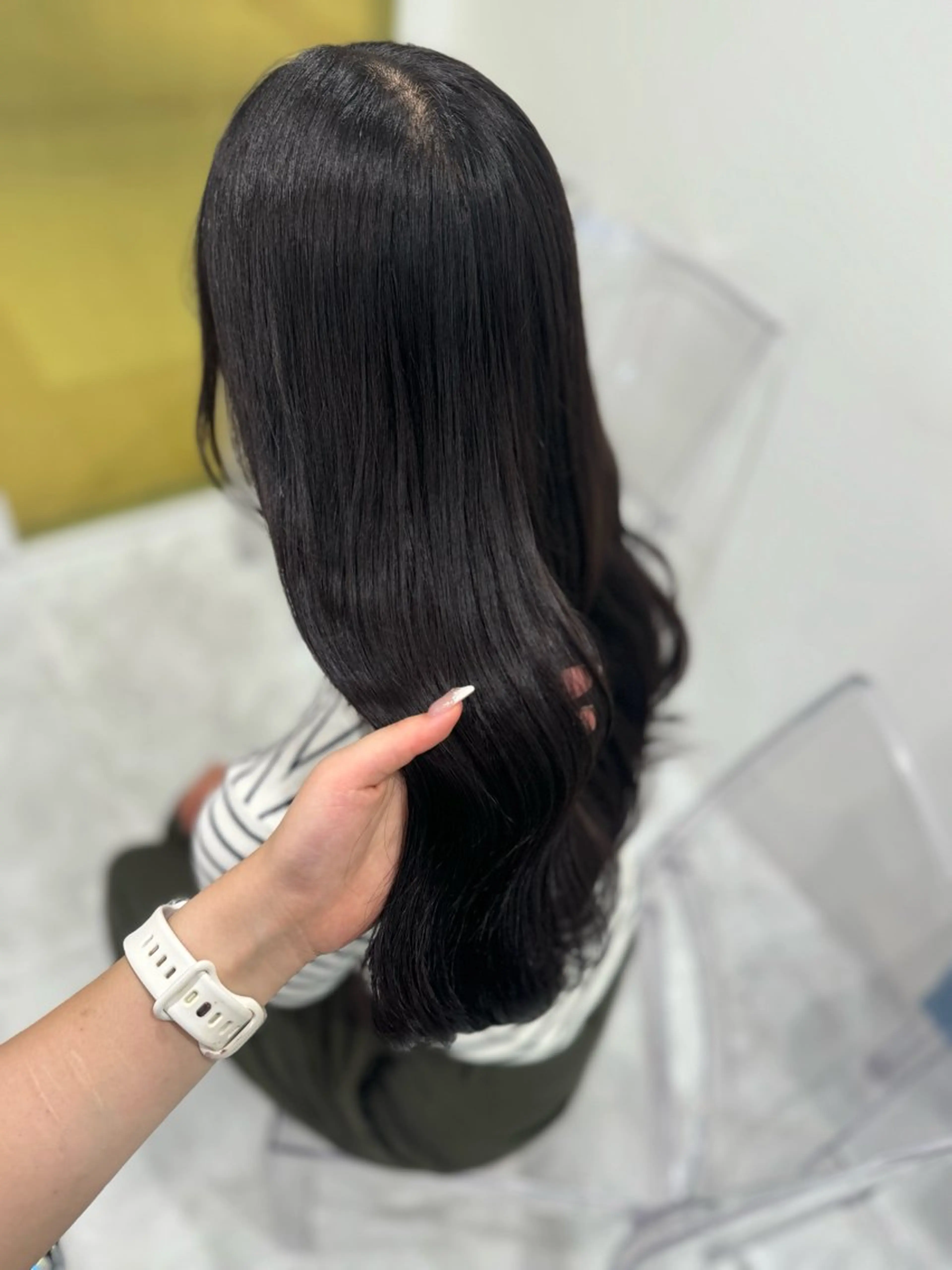 セミロング カラー ヘアカラー トリートメント ヘアセット 🎀愛されgirly ヘア🫧Ayakaのヘアスタイル