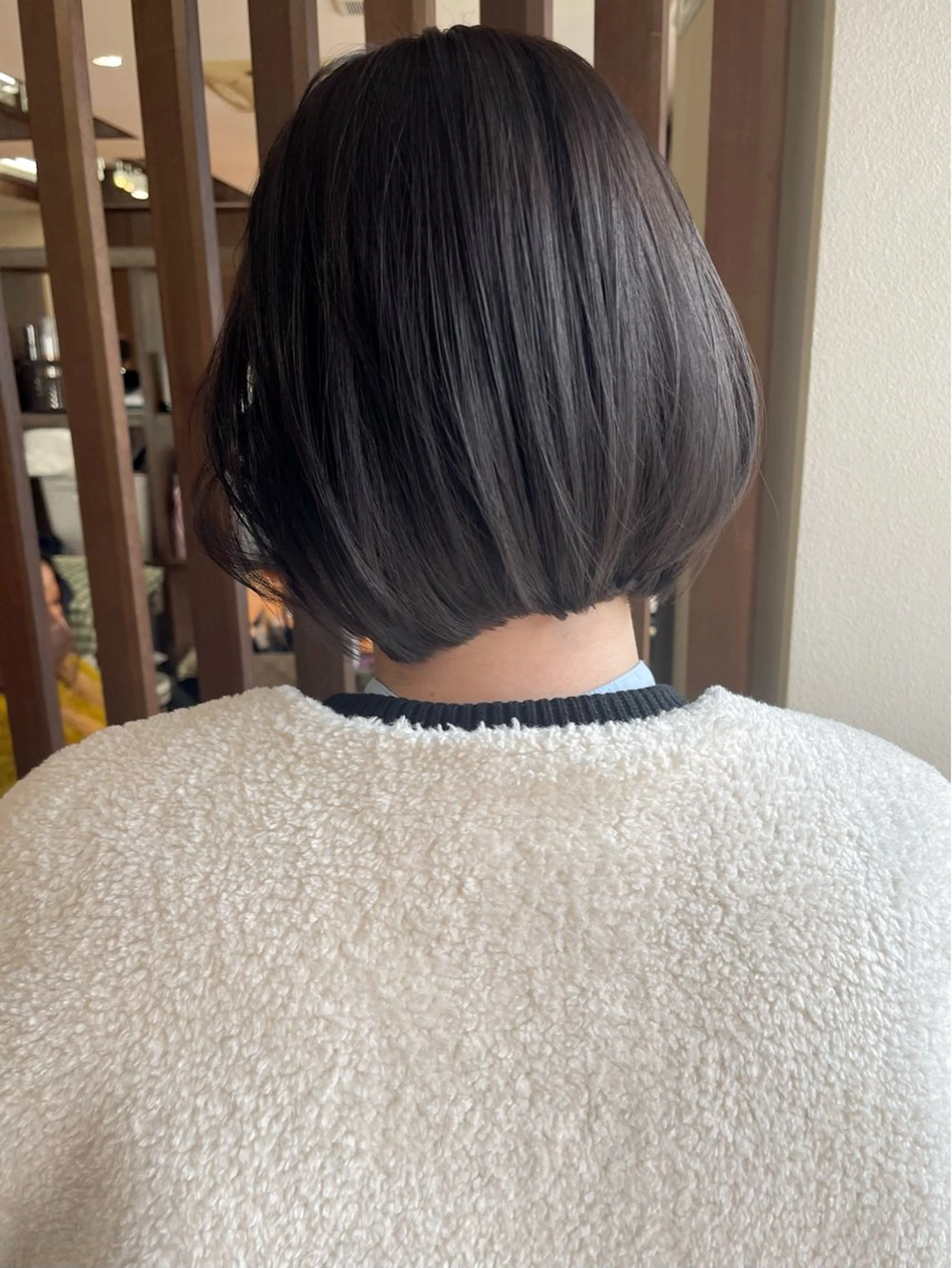 ショート カット ヘアカラー トリートメント 髪質改善ｶﾗｰ ｹｱﾌﾞﾘｰﾁ/ﾀﾑのヘアスタイル