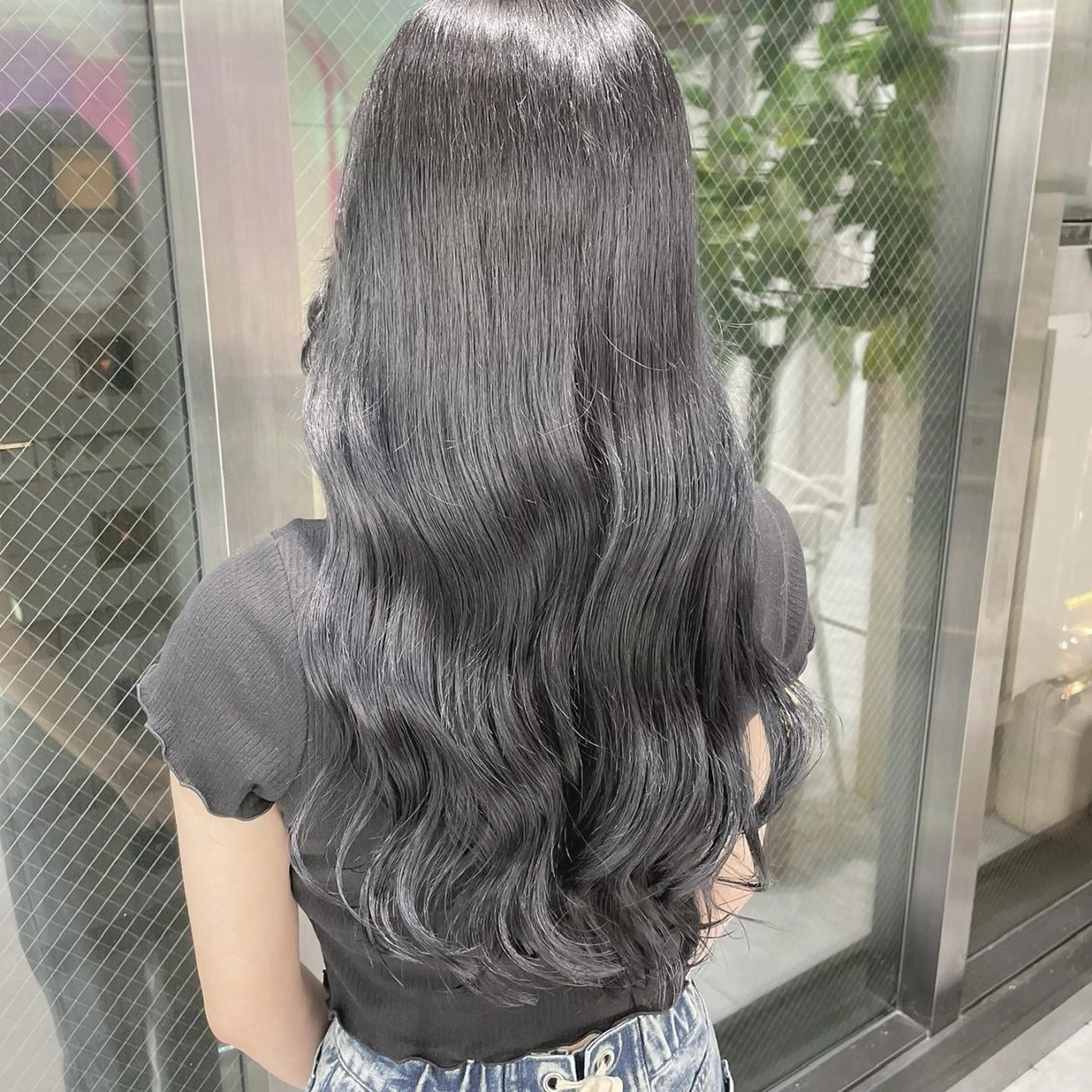 カラー ミディアム 🌈艶カラー/ 韓国風レイヤーカットのヘアスタイル