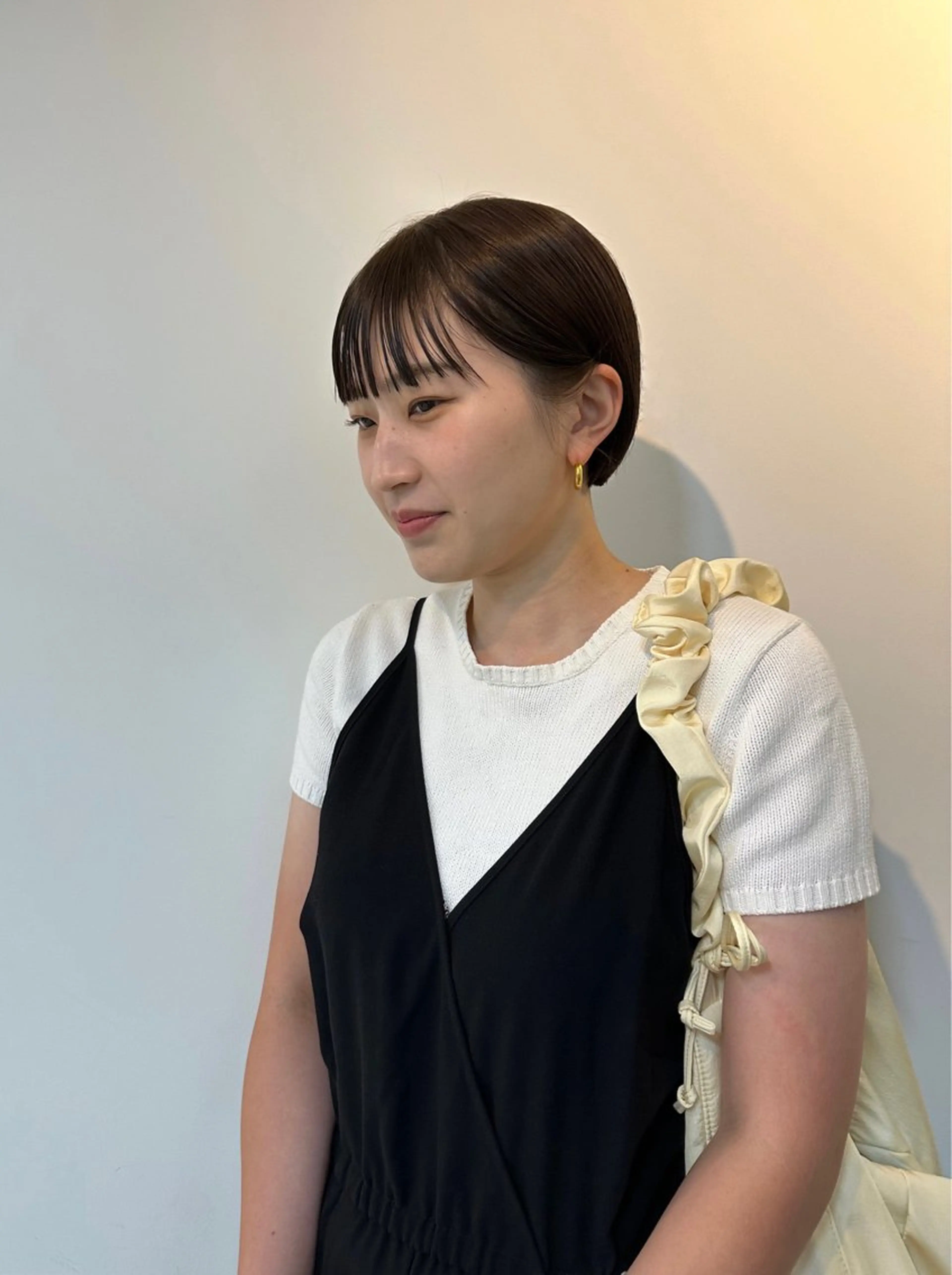 ショート ショートボブ ボブ ショートヘア FavyS「フェイヴィーズ」所属・竹中 彩音のヘアスタイル