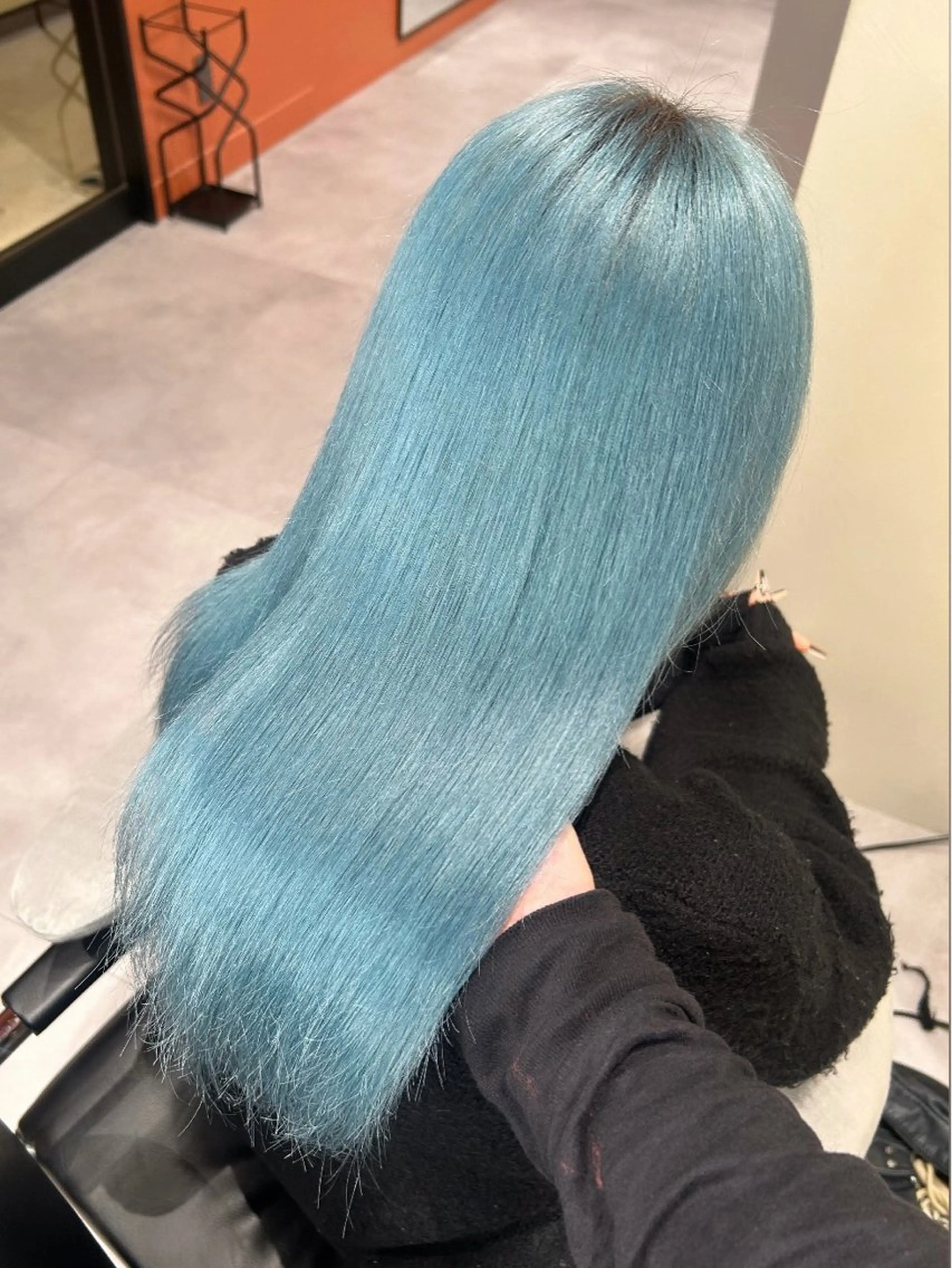 ロング カラー 透明感カラー ヘアカラー トリートメント 💗爆美女製造機💗 ハイトーン-髪質改善のヘアスタイル