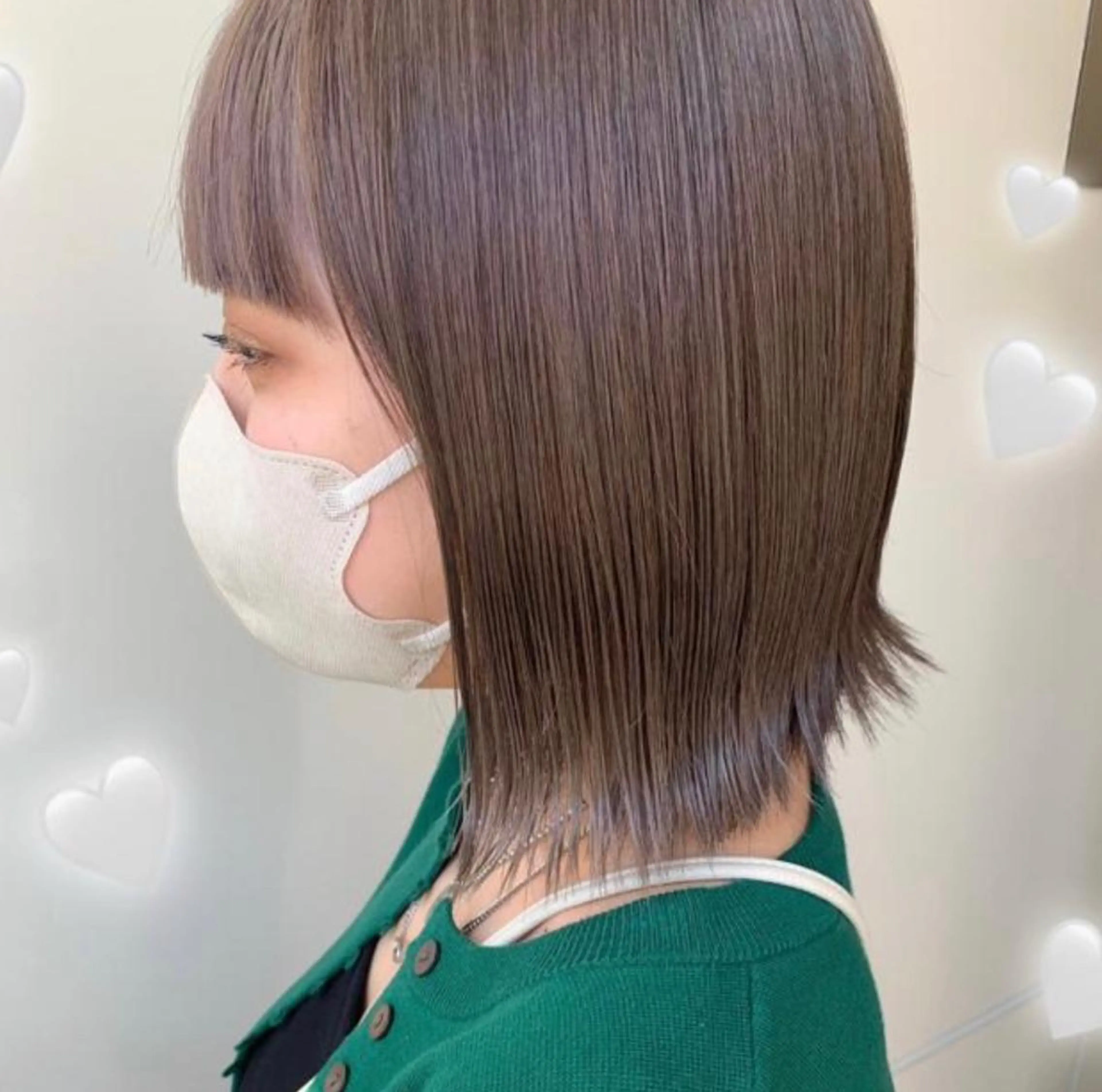 ミディアム カラー ヘアカラー エクステ指名数 No.1💖ゆい🌈のヘアスタイル