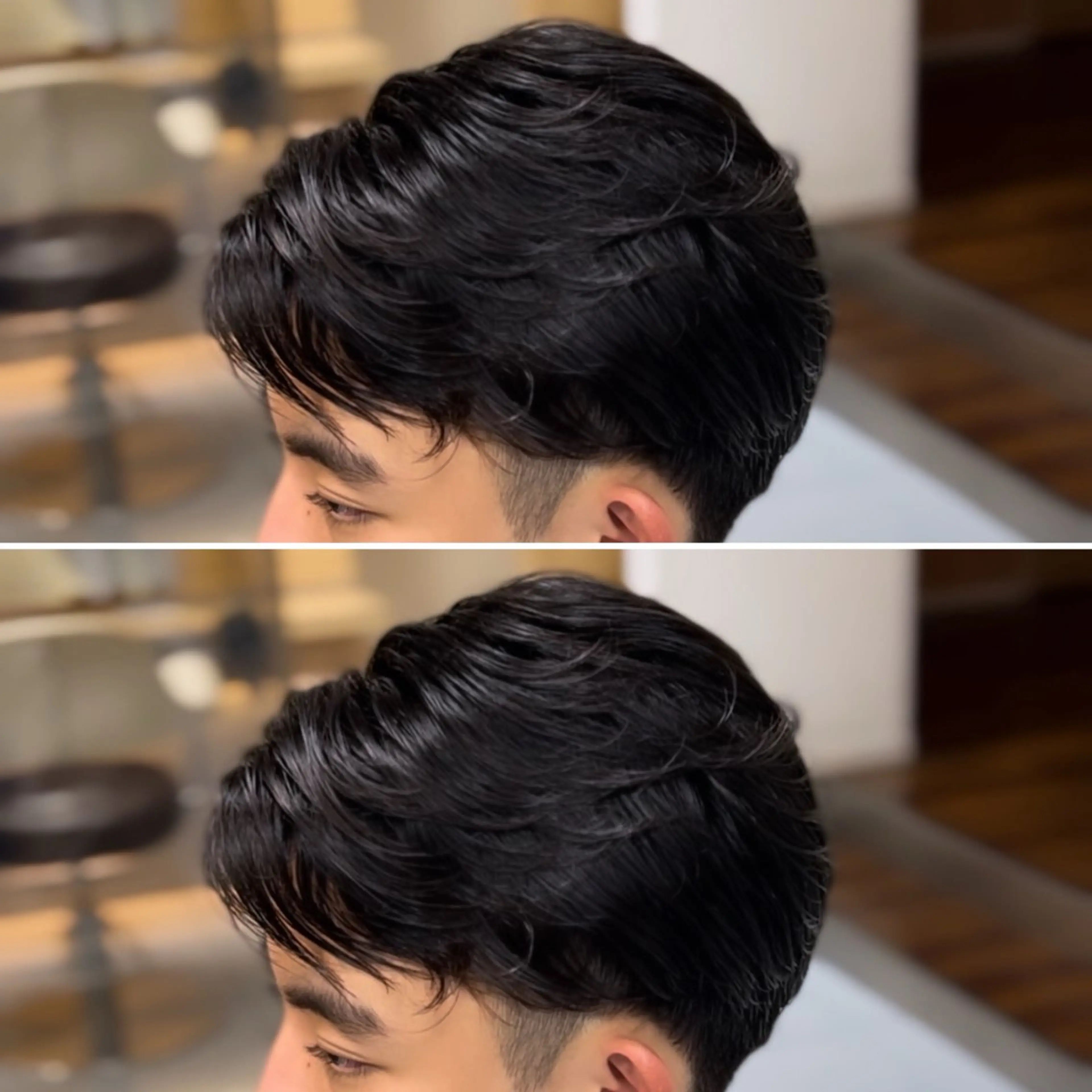 ショート パーマ メンズ センターパート メンズ韓国風 韓国マッシュ マッシュ メンズパーマ カット パーマ トリートメント 🔮メンズ縮毛矯正 毛流れパーマ💎竹永のヘアスタイル