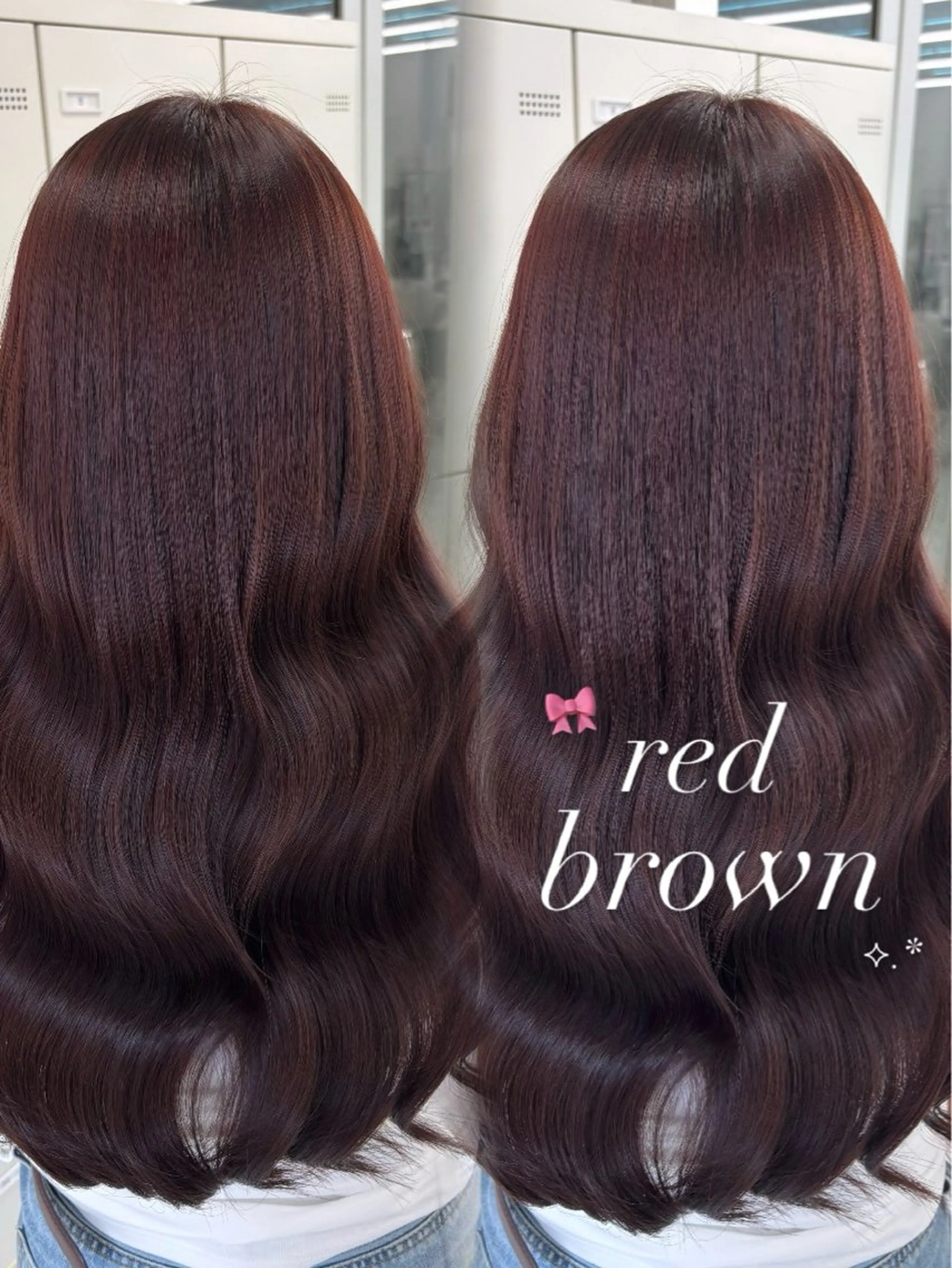 セミロング ヘアカラー トリートメント ヘッドスパ ヘアセット Hina🎀♡ 暖色/縮毛のヘアスタイル