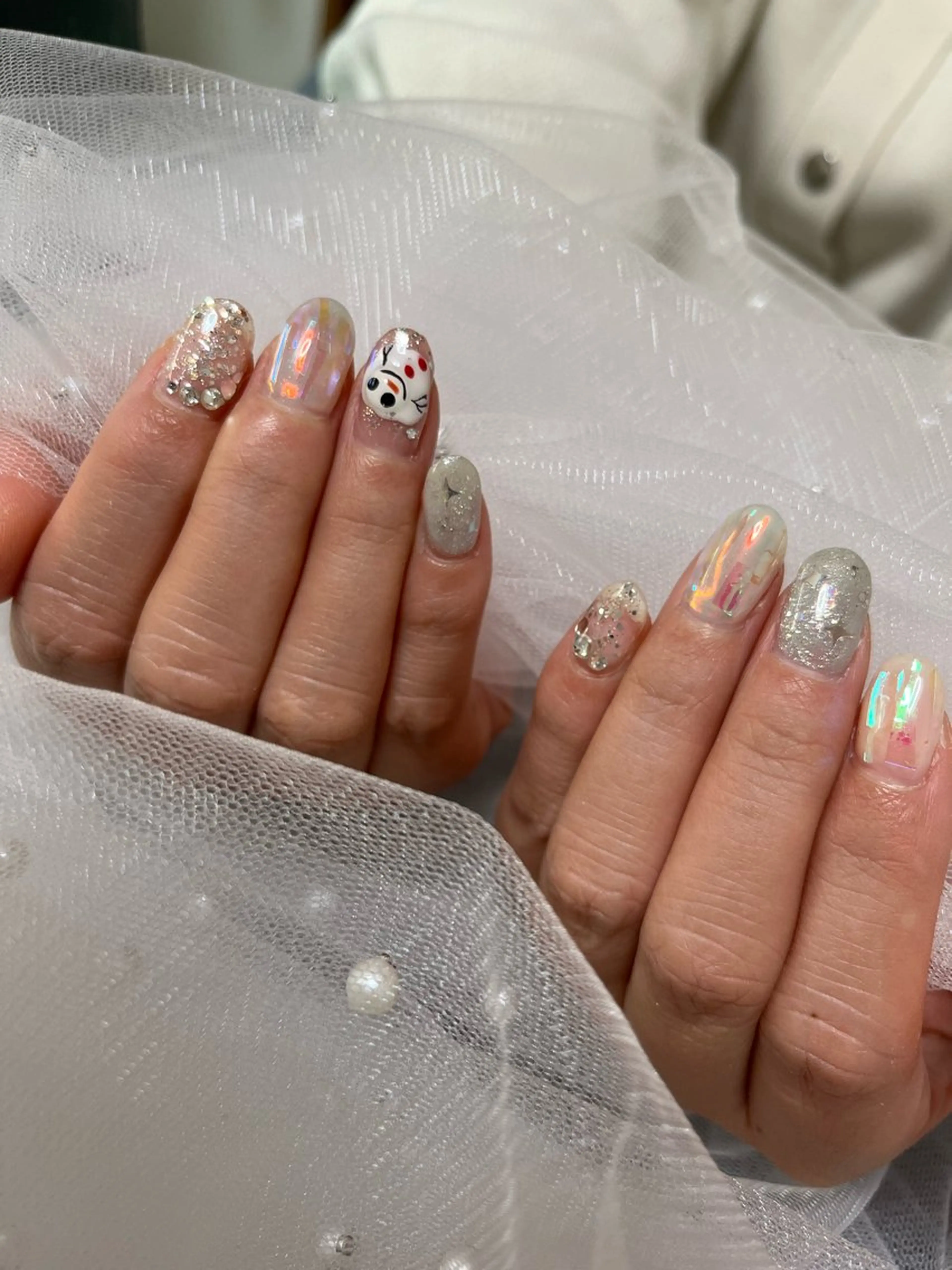 ネイル 冬ネイル nail salon L.Nのネイルデザイン