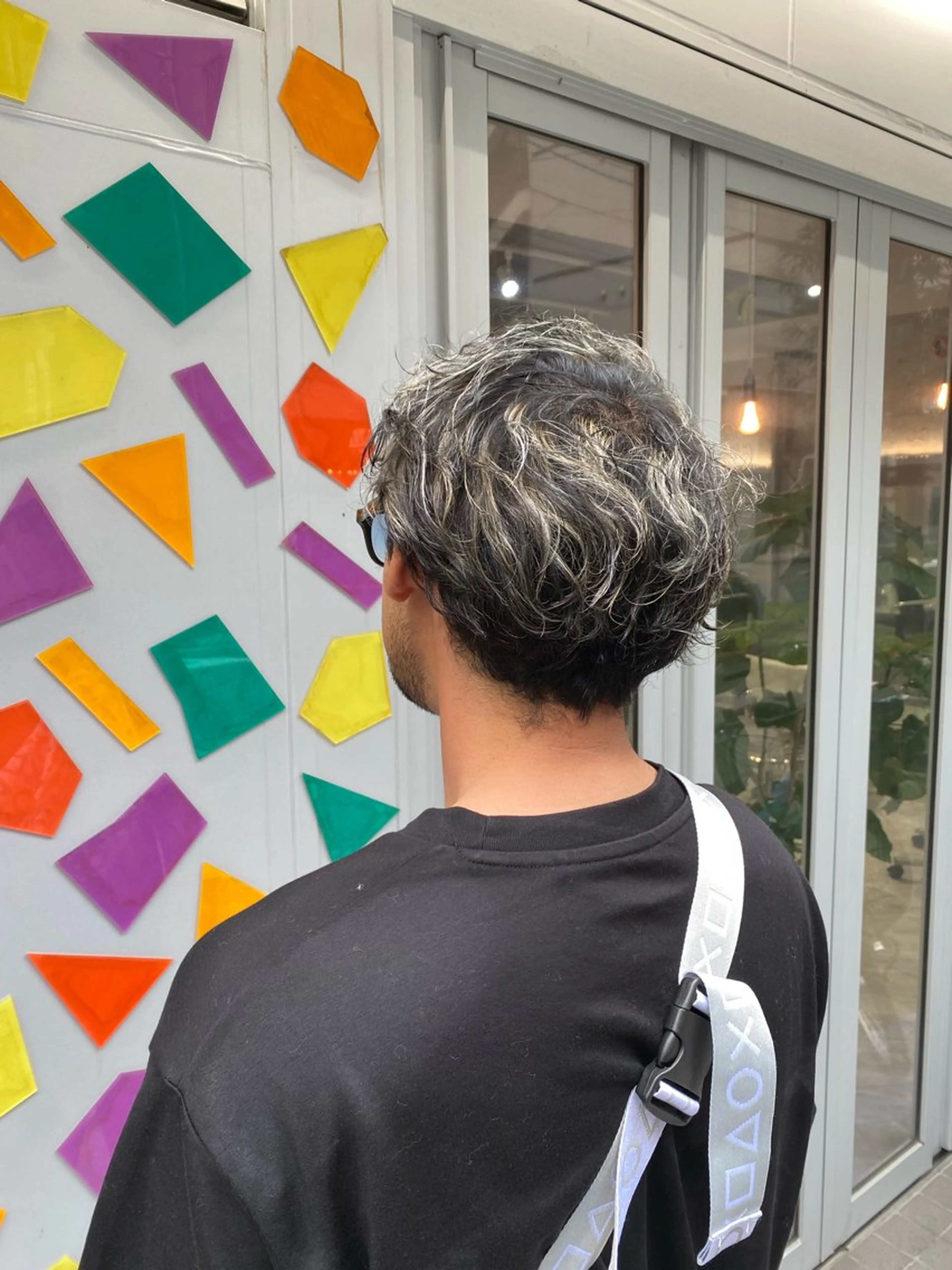 ショート カラー メンズ メンズブリーチ メンズメッシュ ブリーチ メッシュ カット ヘアカラー トリートメント Riganuts池袋 Hayato✂︎のヘアスタイル