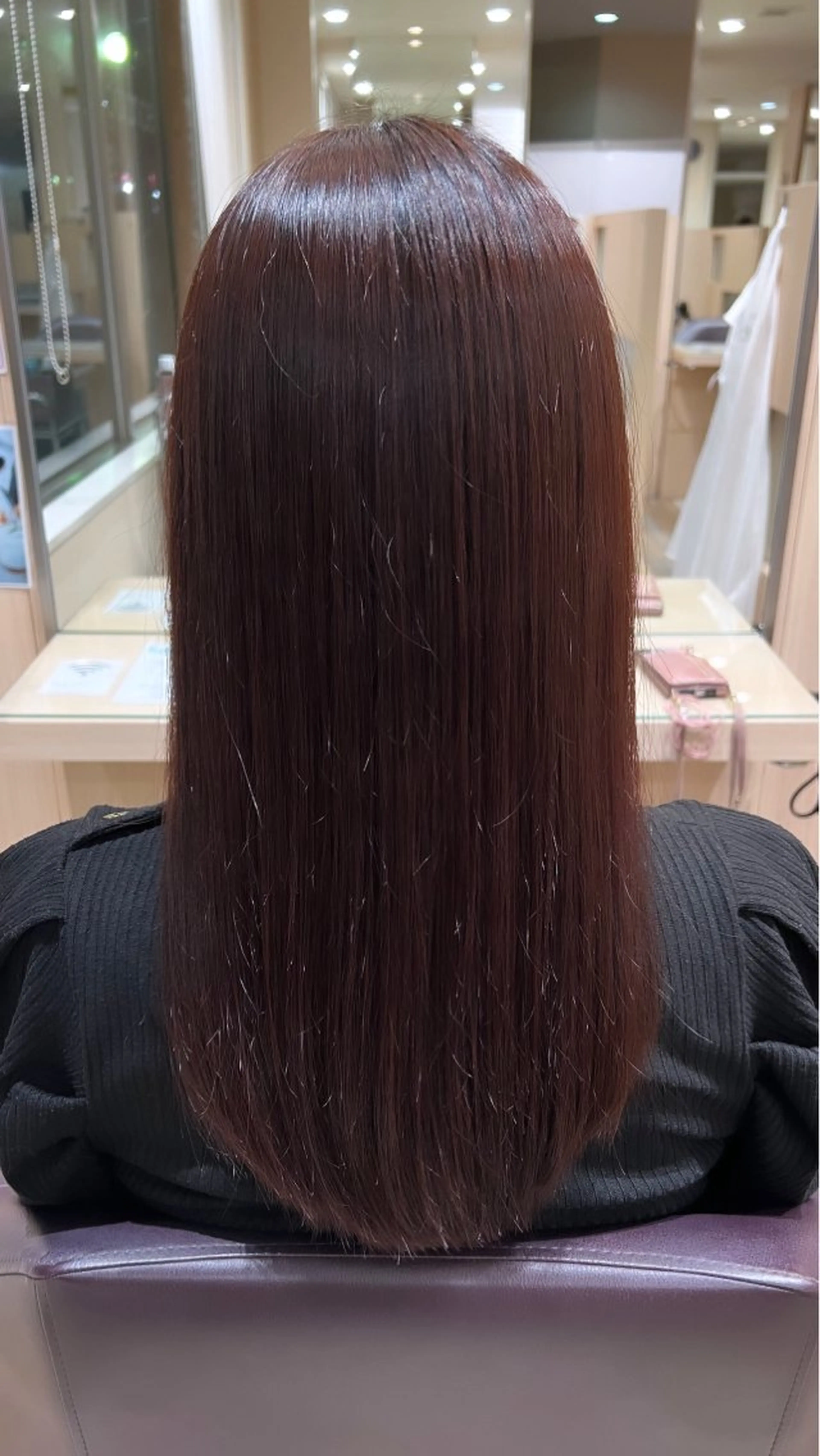 ロング カラー ブラウンカラー ピンクカラー ピンクブラウン カット ヘアカラー 藤田 一樹のヘアスタイル