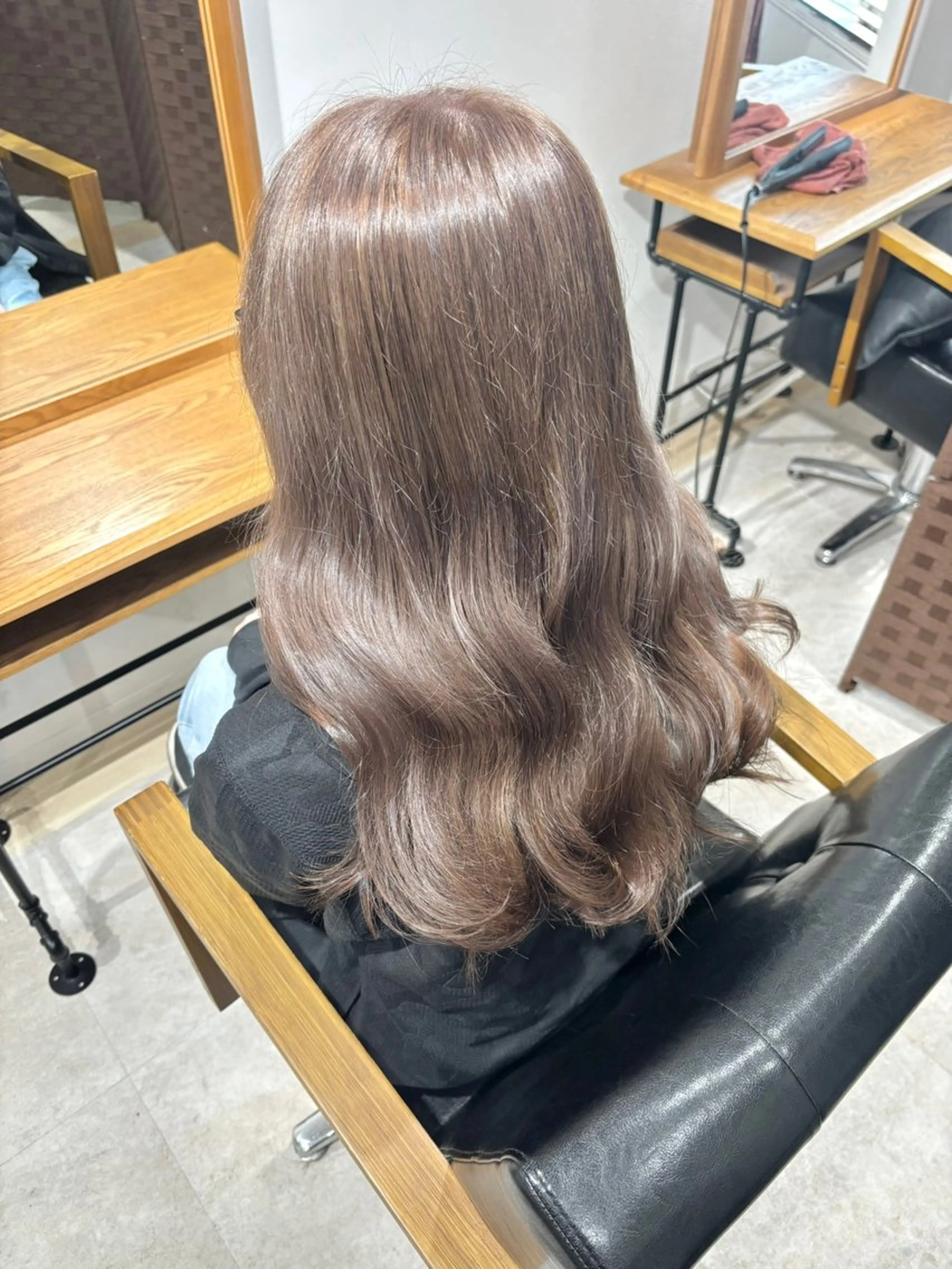 ロング カット パーマ 「隠れ家サロン」 Salon de Chloe所属・倉敷サロンドクロエ ꕀ井上恋夢ꕀのヘアスタイル