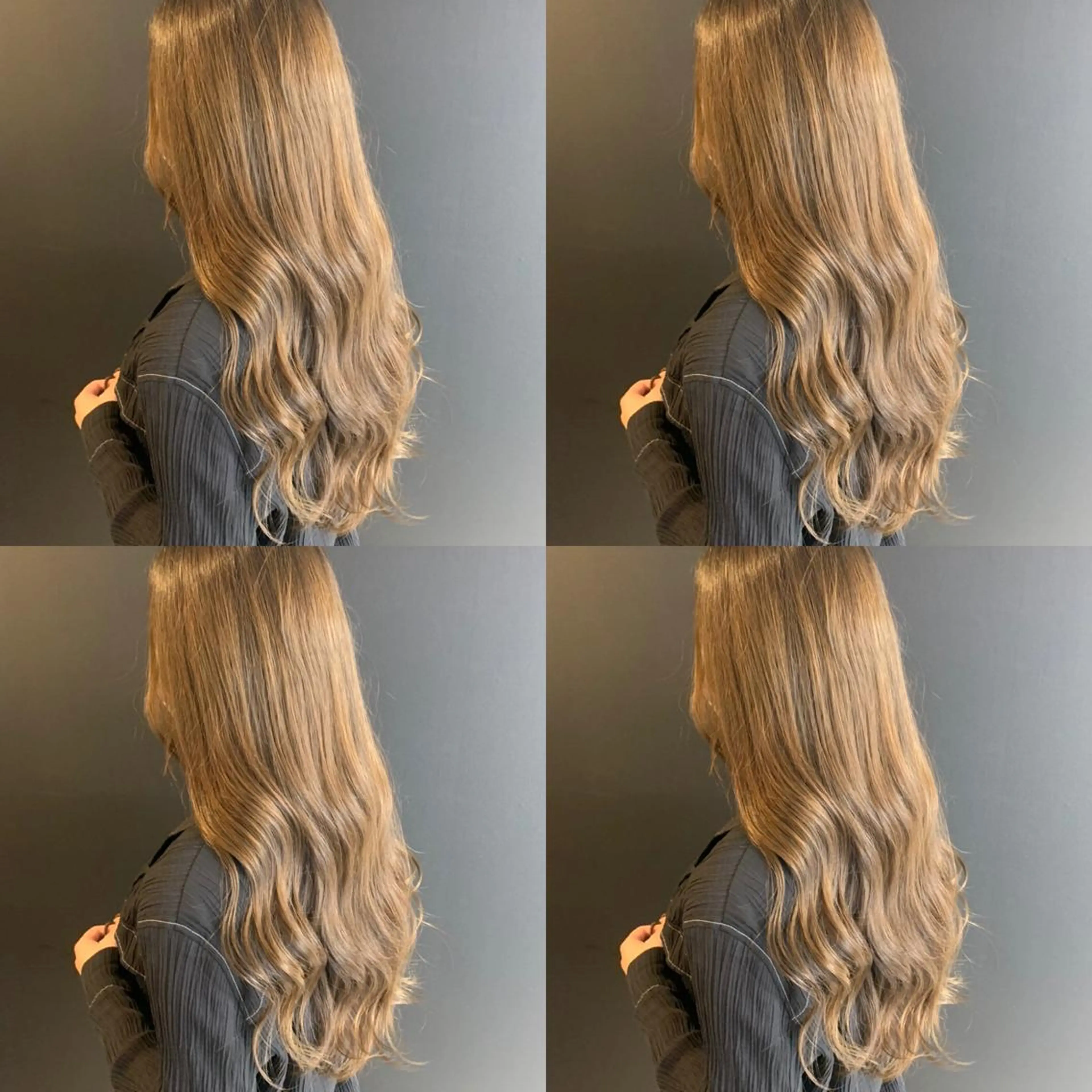 ロング カラー ブラウンカラー オリーブブラウン カット ヘアカラー トリートメント ✨髪質改善✖︎韓国 レイヤー✨ナカムラのヘアスタイル