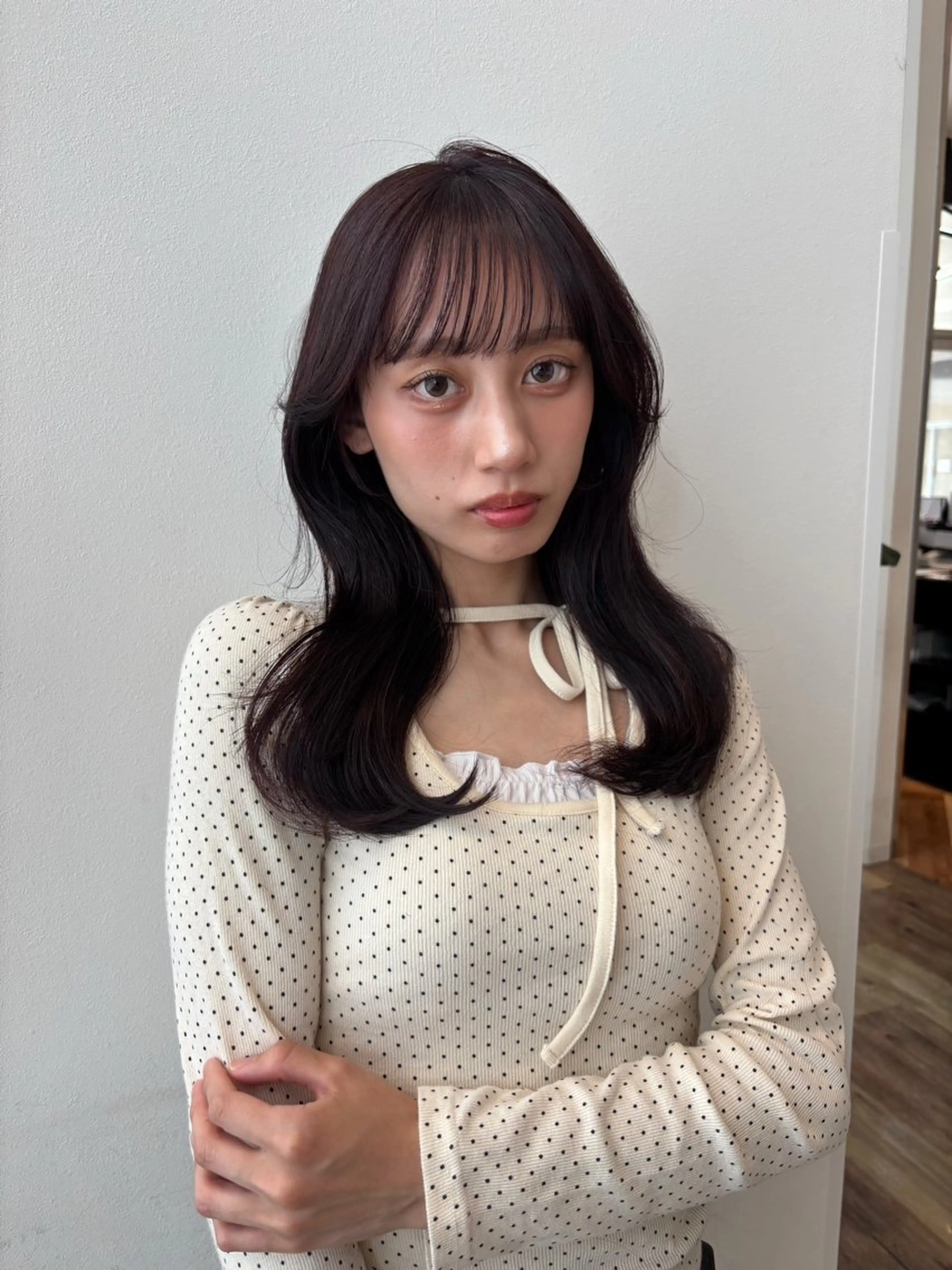 ロング カラー ラベンダーカラー ktwo☆ 暗艶髪☆姫野琳のヘアスタイル