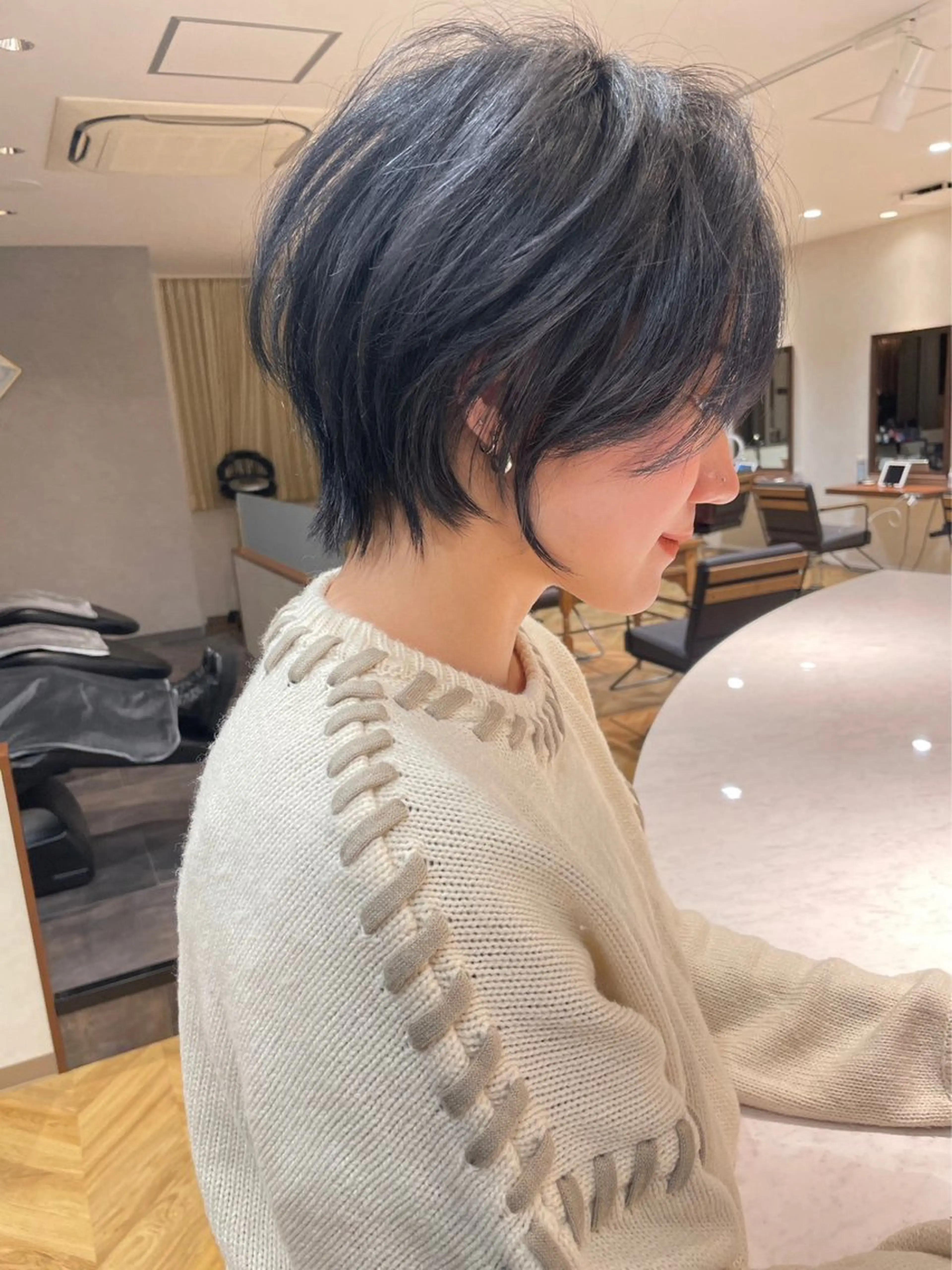 ショート 韓国風ヘア ショートヘア 髪質改善×韓国ヘアサロン Role博多【ロール】所属・✨髪質改善×韓国風 レイヤーカ✨山下遥のヘアスタイル