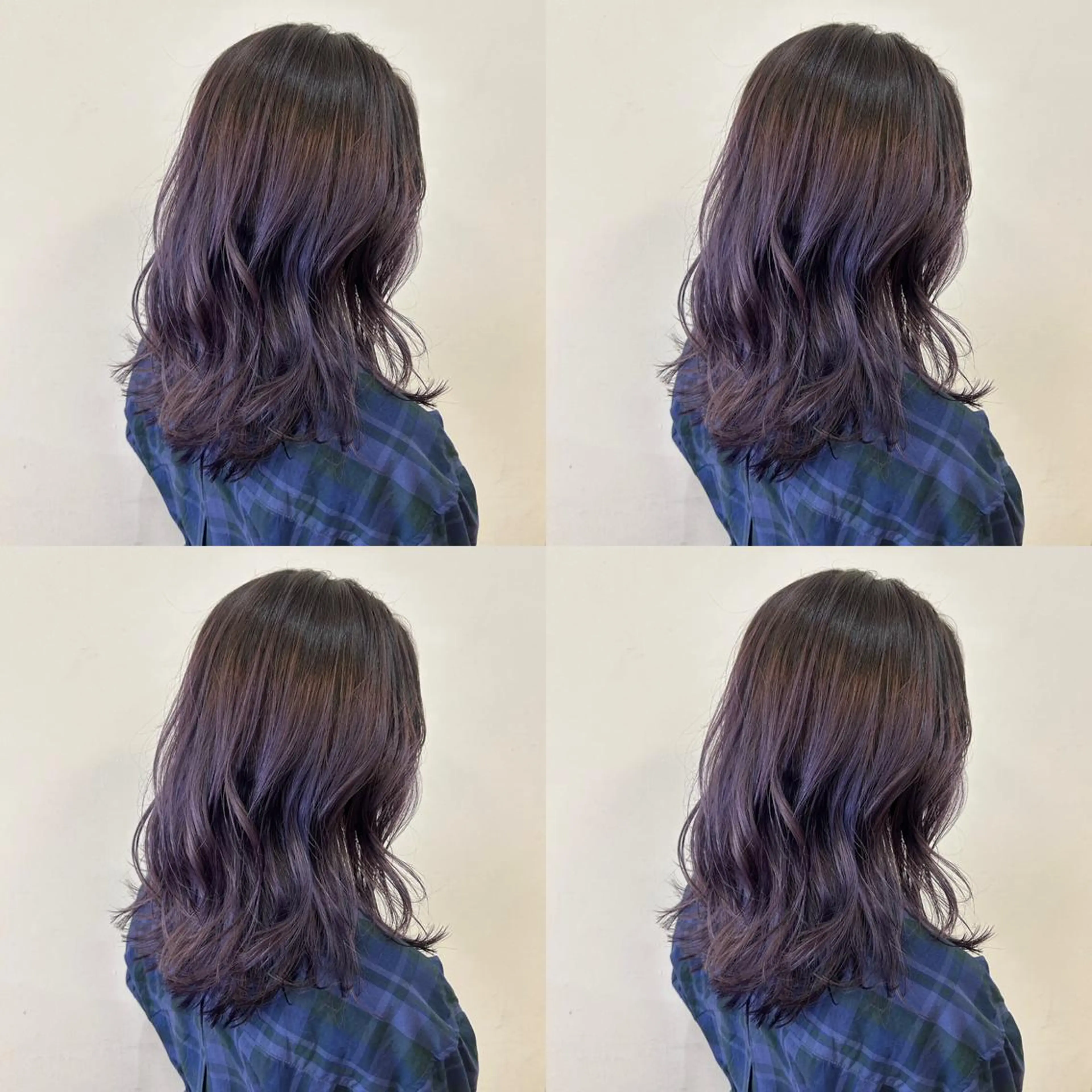 ミディアム カラー 河口 友里のヘアスタイル