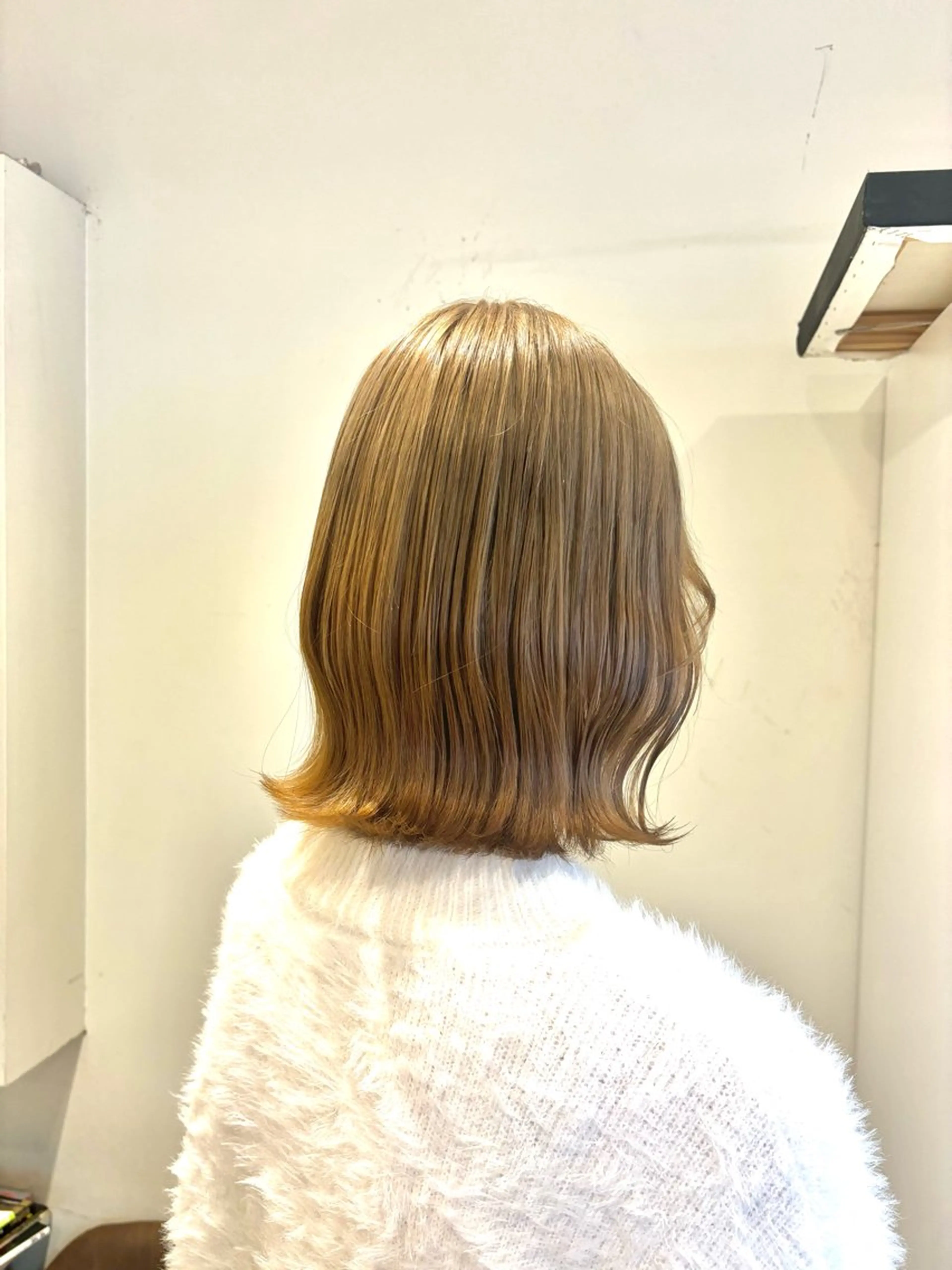 ミディアム カラー ヘアアレンジ 新宿　副店長 新井彩斗のヘアスタイル