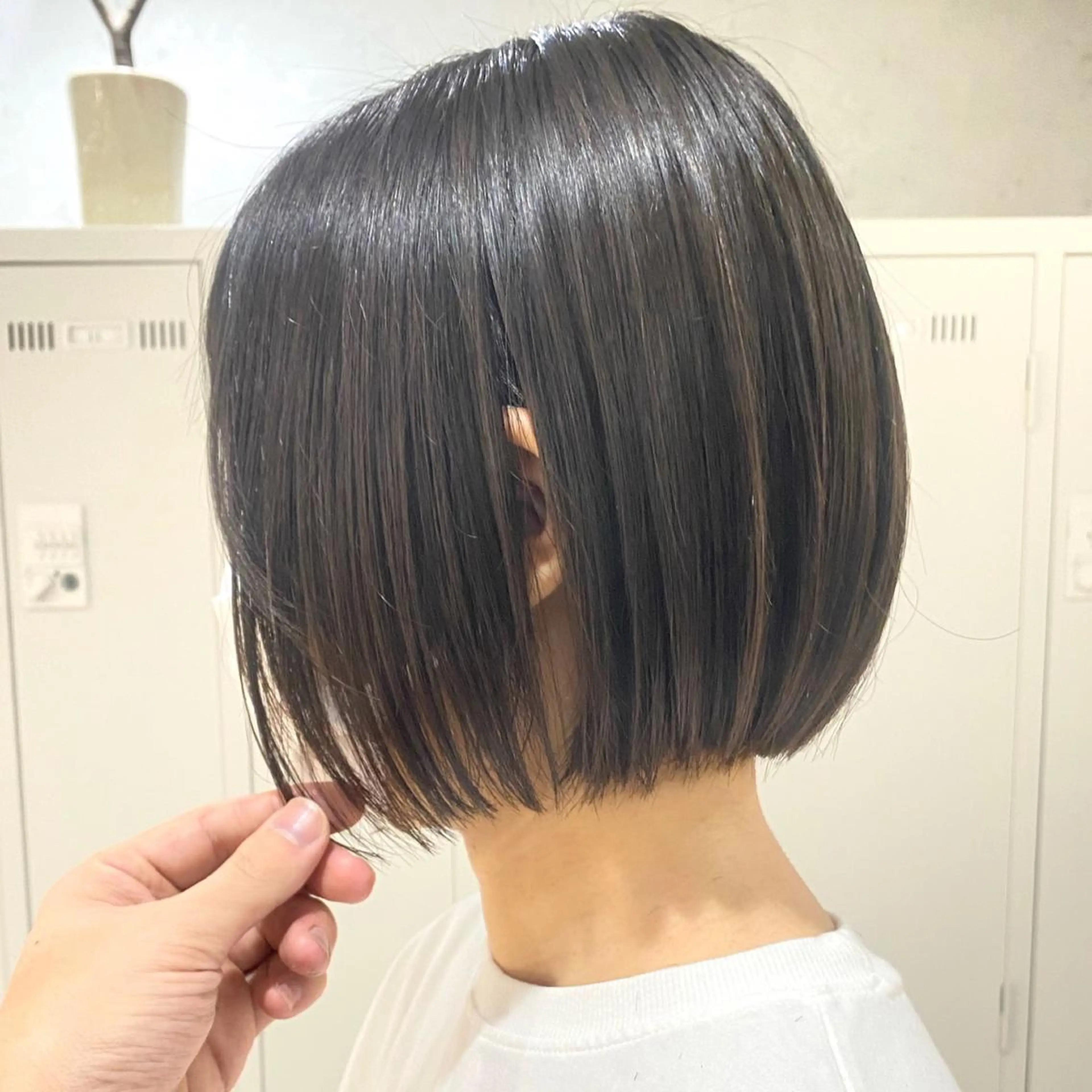 ショート ボブ カットと縮毛矯正の匠 【こだま】のヘアスタイル