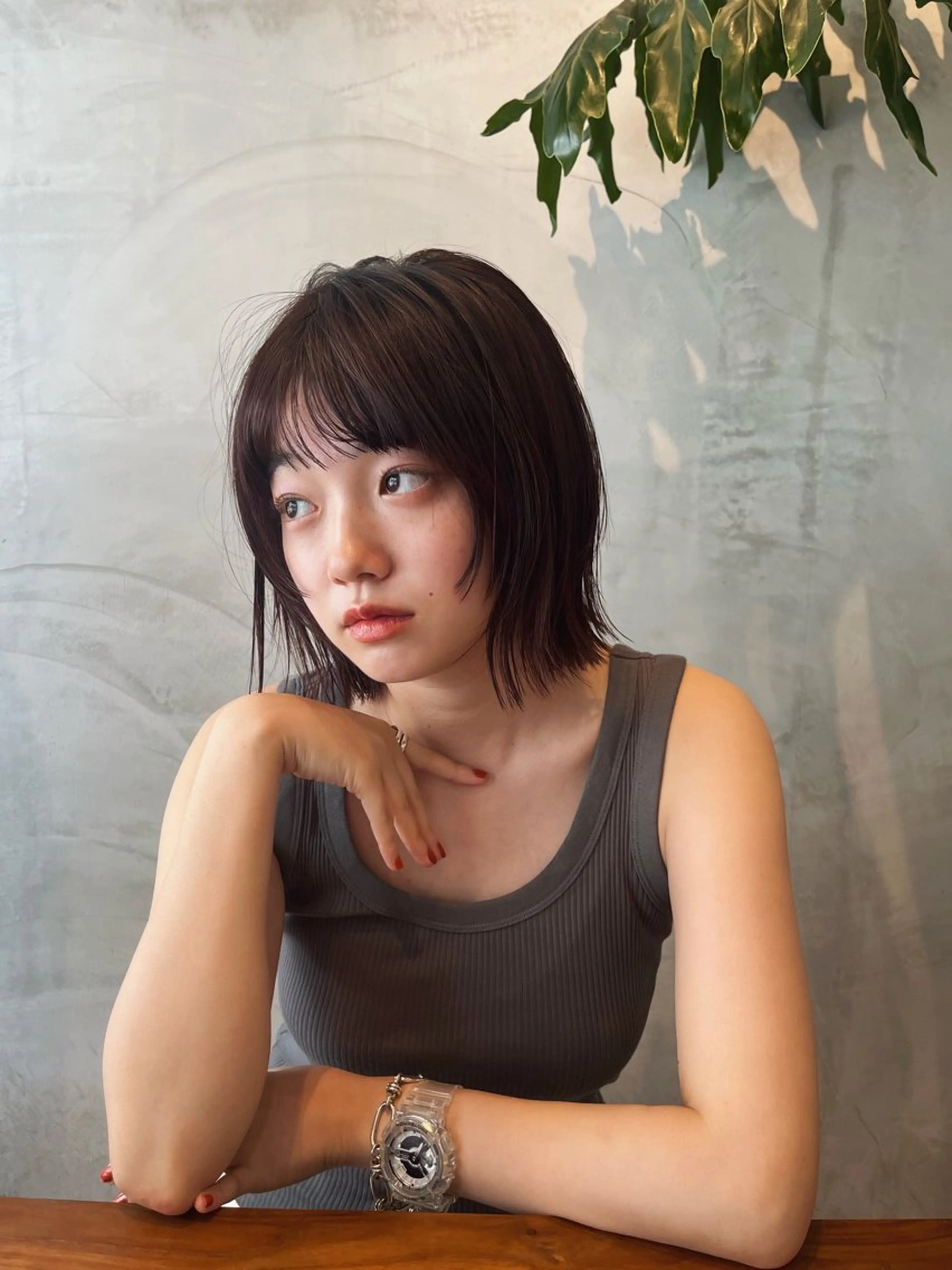 【平日限定】カット+透明感カラー+Aujuaトリートメント¥16500の写真