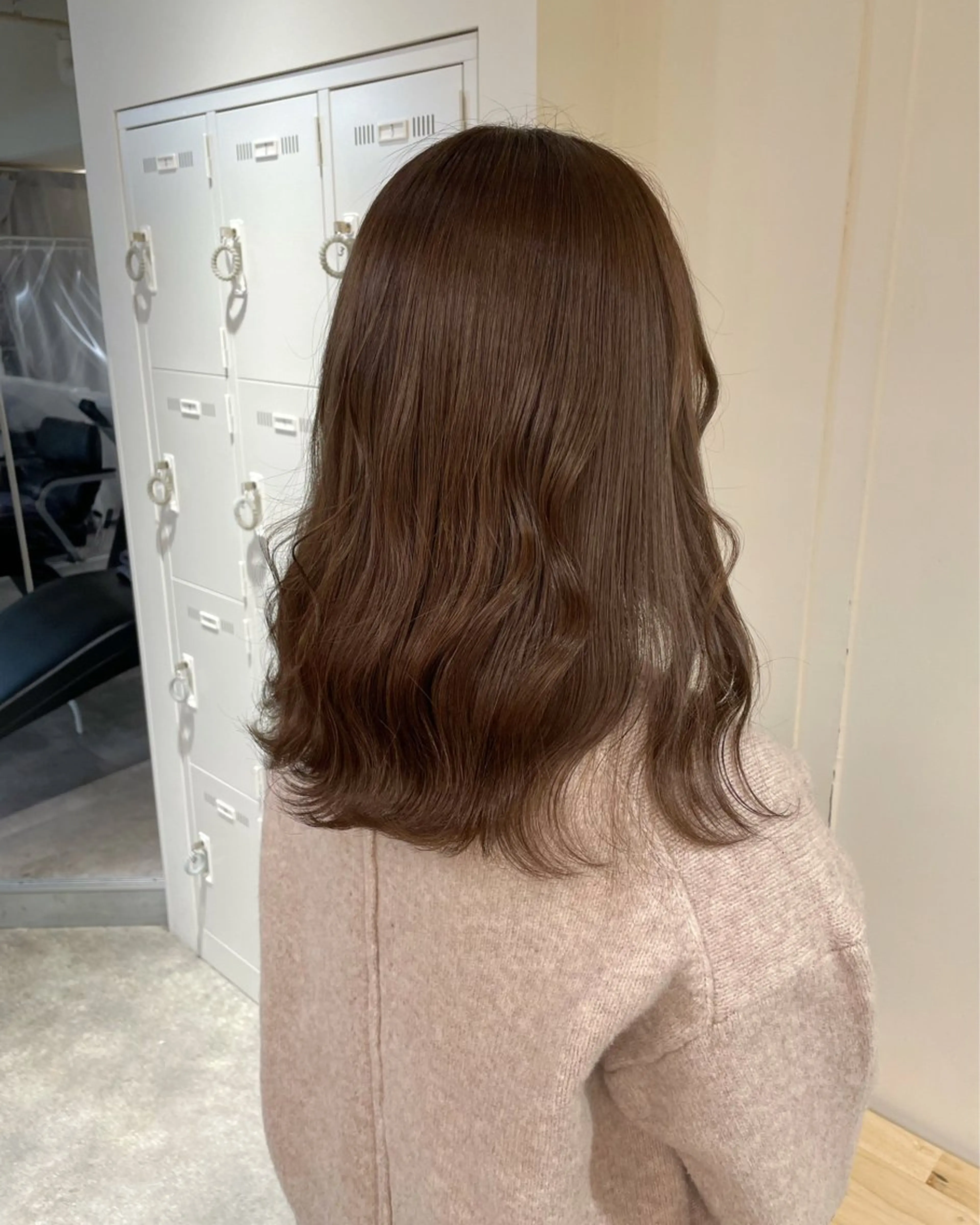 セミロング ヘアカラー トリートメント soyon心斎橋所属・♡透明感/艶カラー/ M a I ♡のヘアスタイル