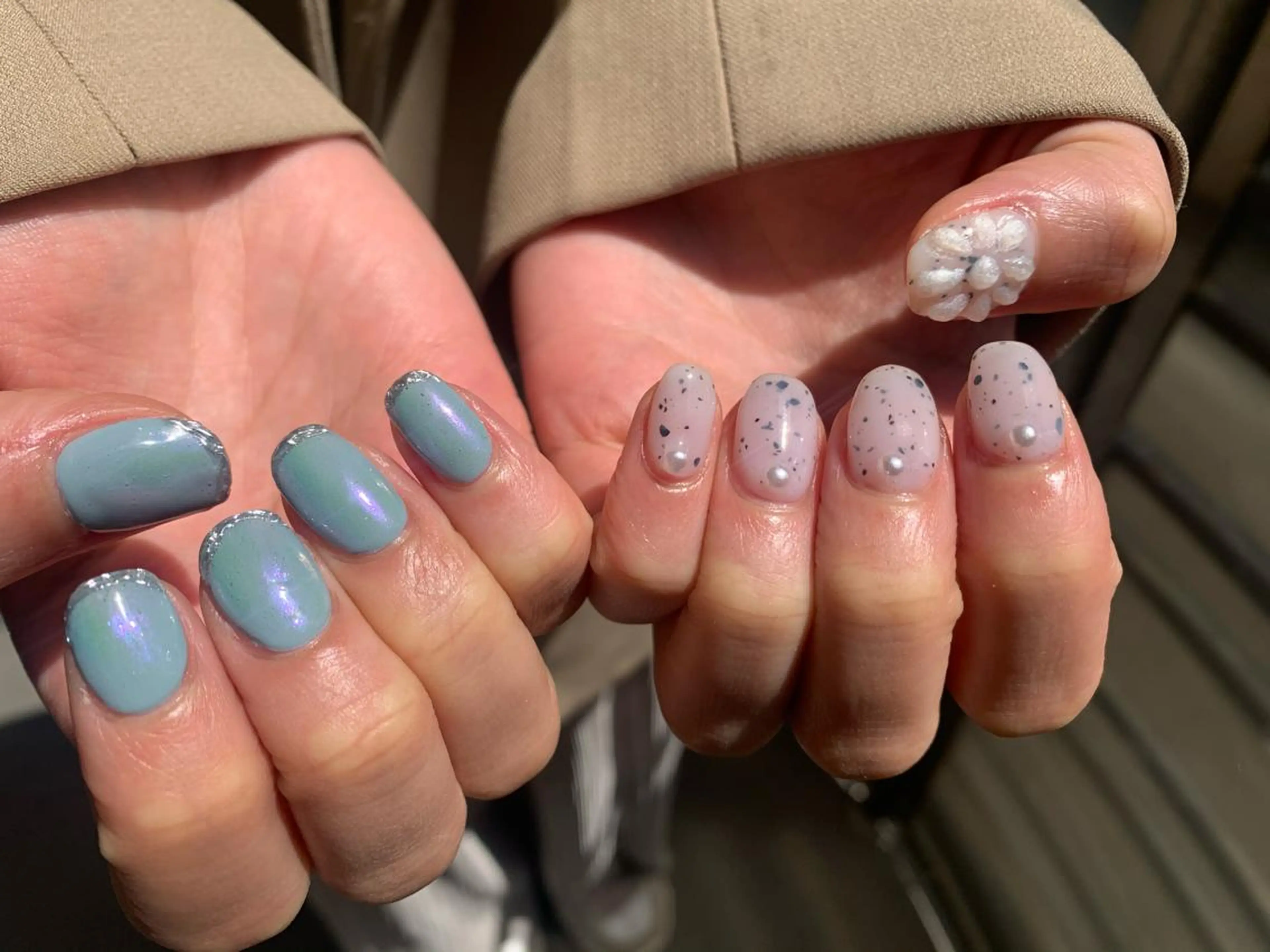 ネイル ブルー nail＊ runa🌻のネイルデザイン