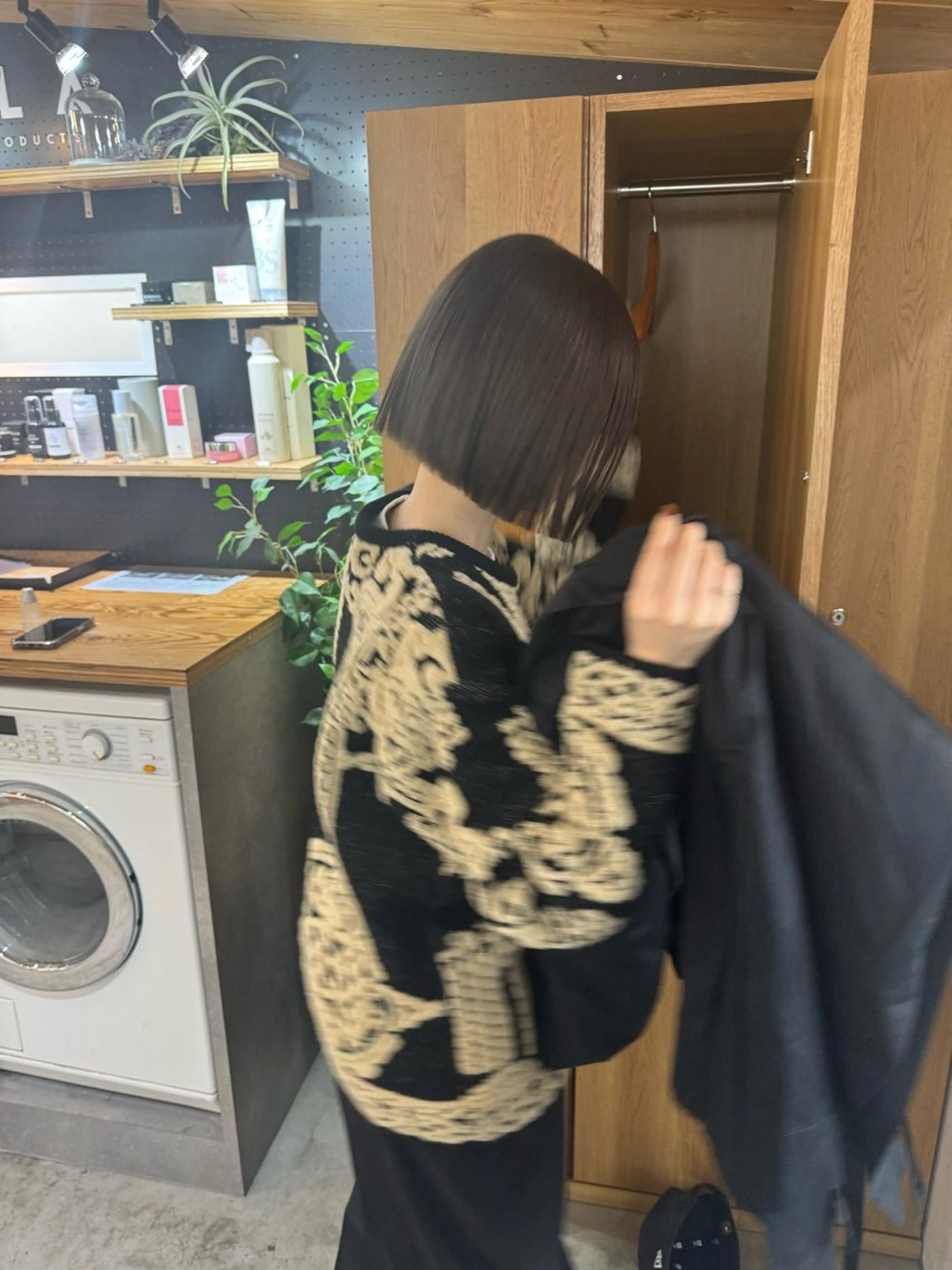 ミディアム Rico / bob/グレージュのヘアスタイル