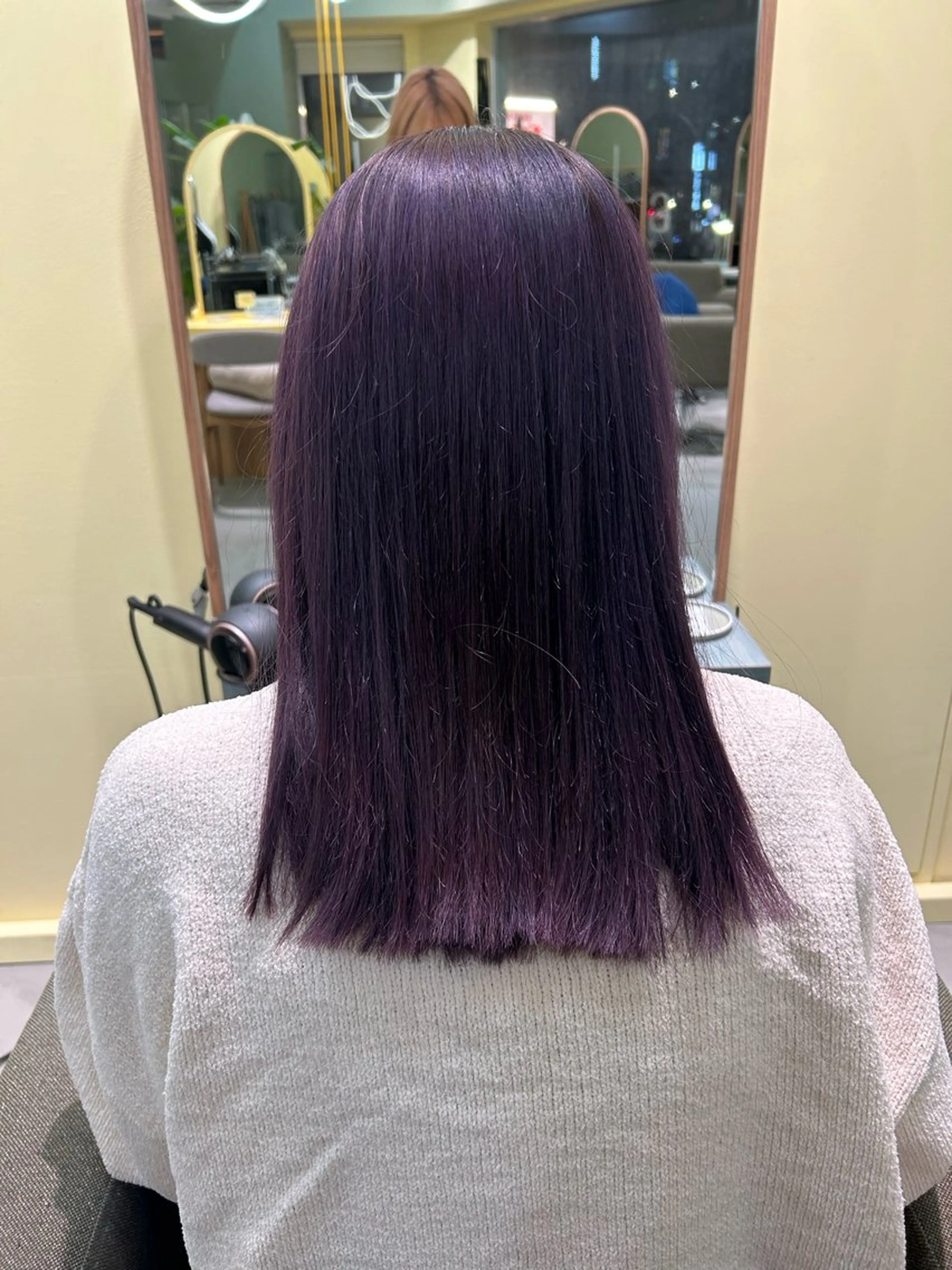 ミディアム カラー カット ヘアカラー uta所属・カットモデル募集 トモカのヘアスタイル