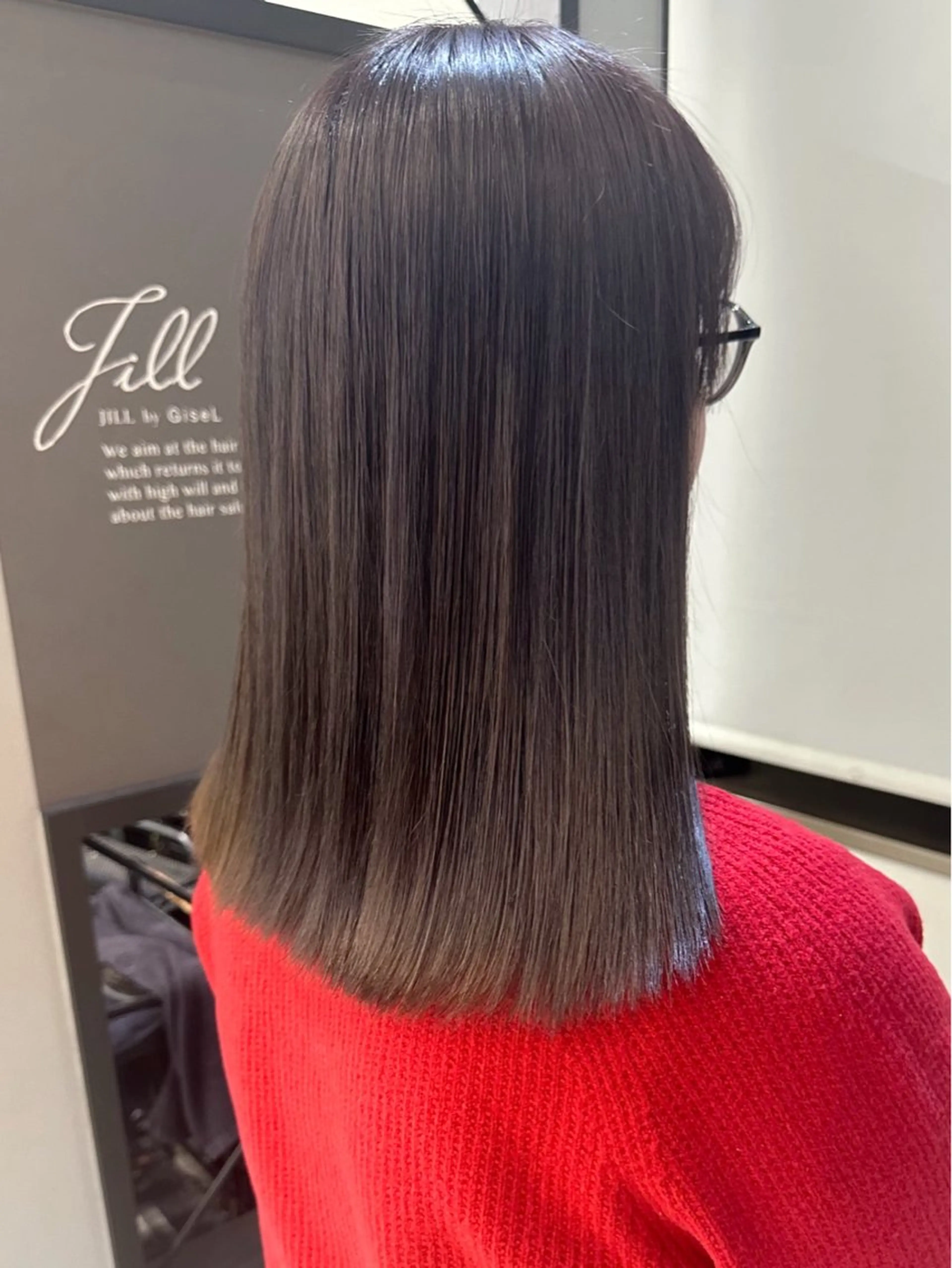 ミディアム カラー GiseL宗像所属・GiseL宗像 HiROEのヘアスタイル