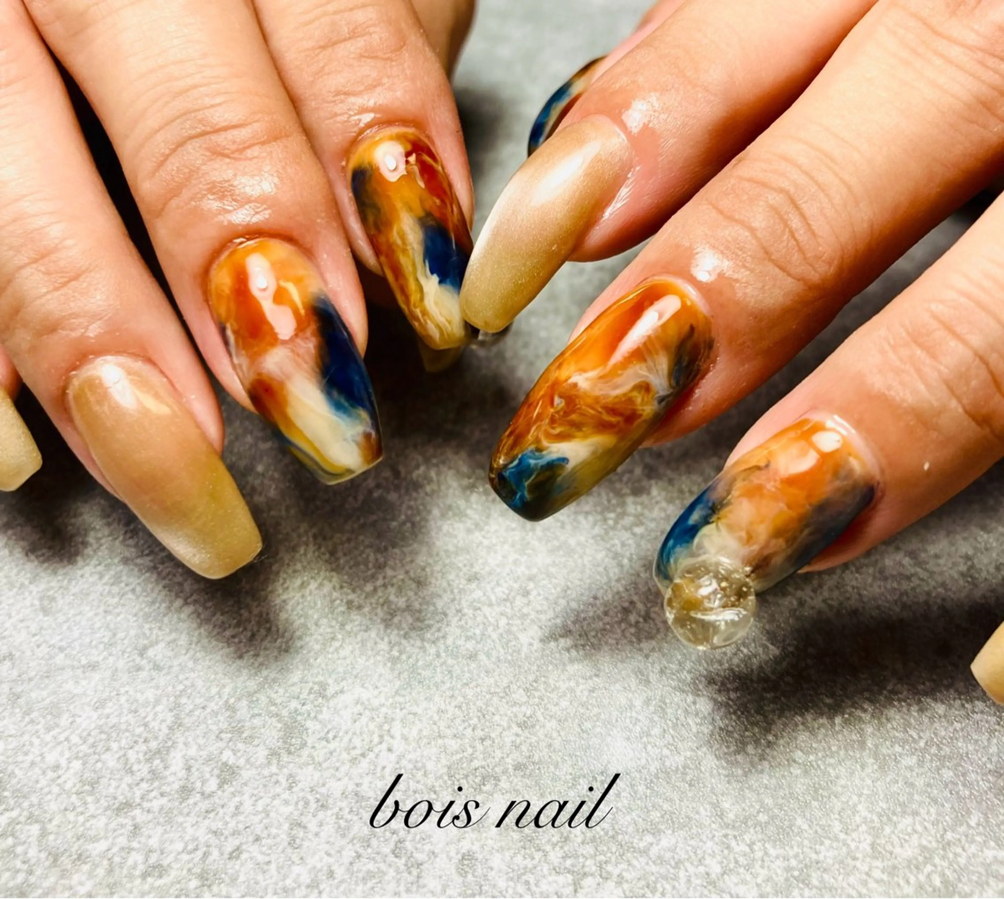 ネイル ハンドネイル bois nail ボワネイル北巽のネイルデザイン