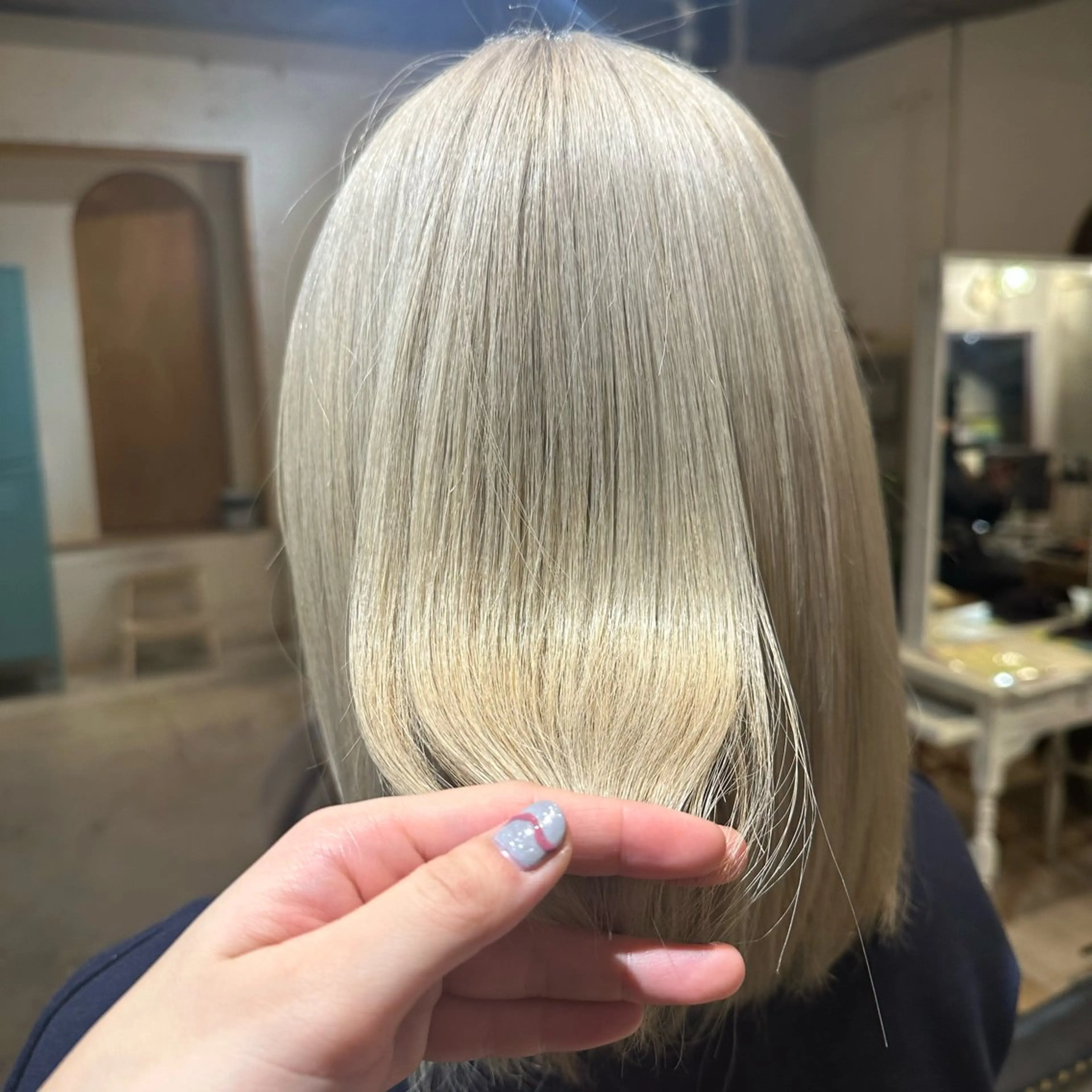 セミロング トリートメント いまじゅく あおいのヘアスタイル