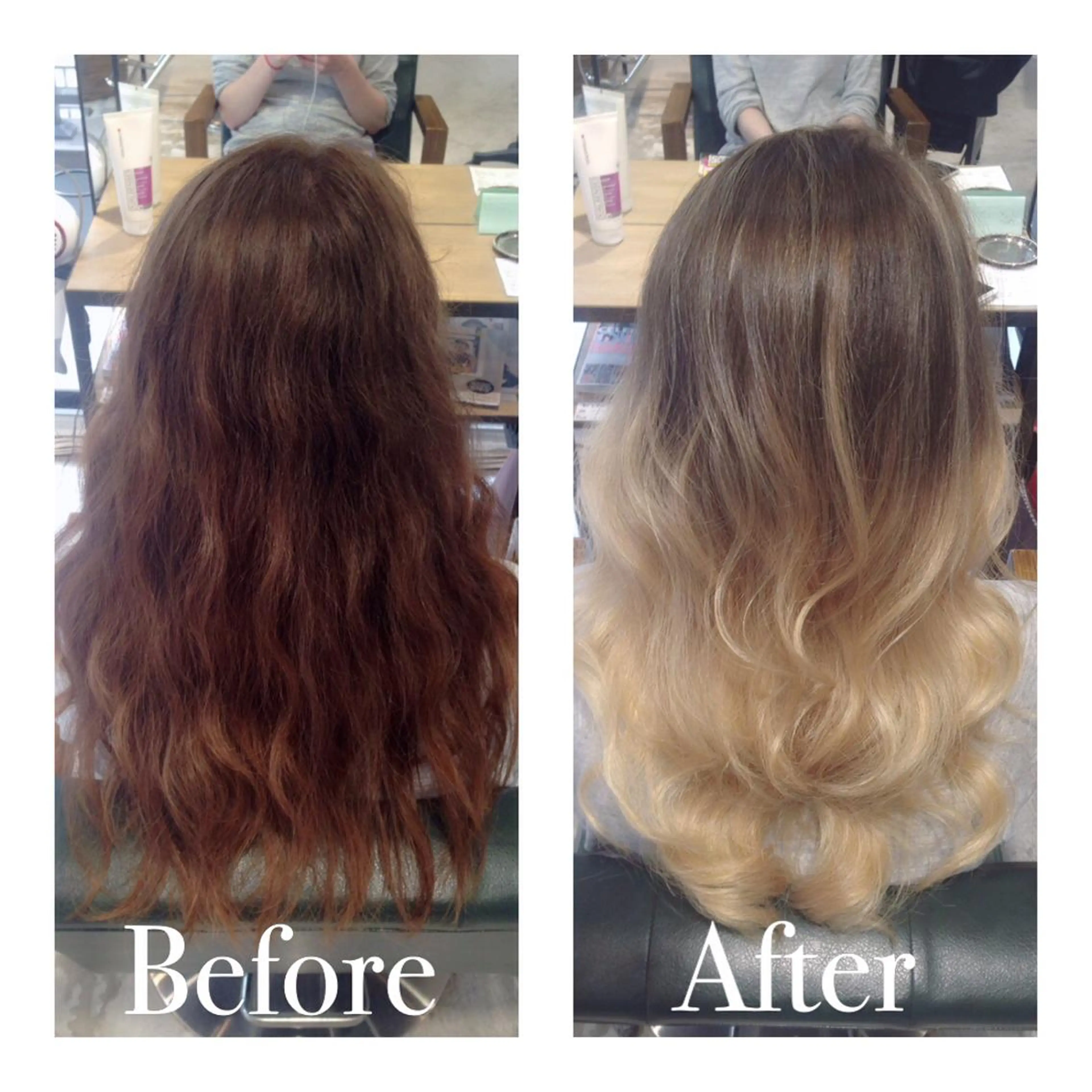 セミロング ロング カラー アオガミ （前髪顔周りカット）のヘアスタイル