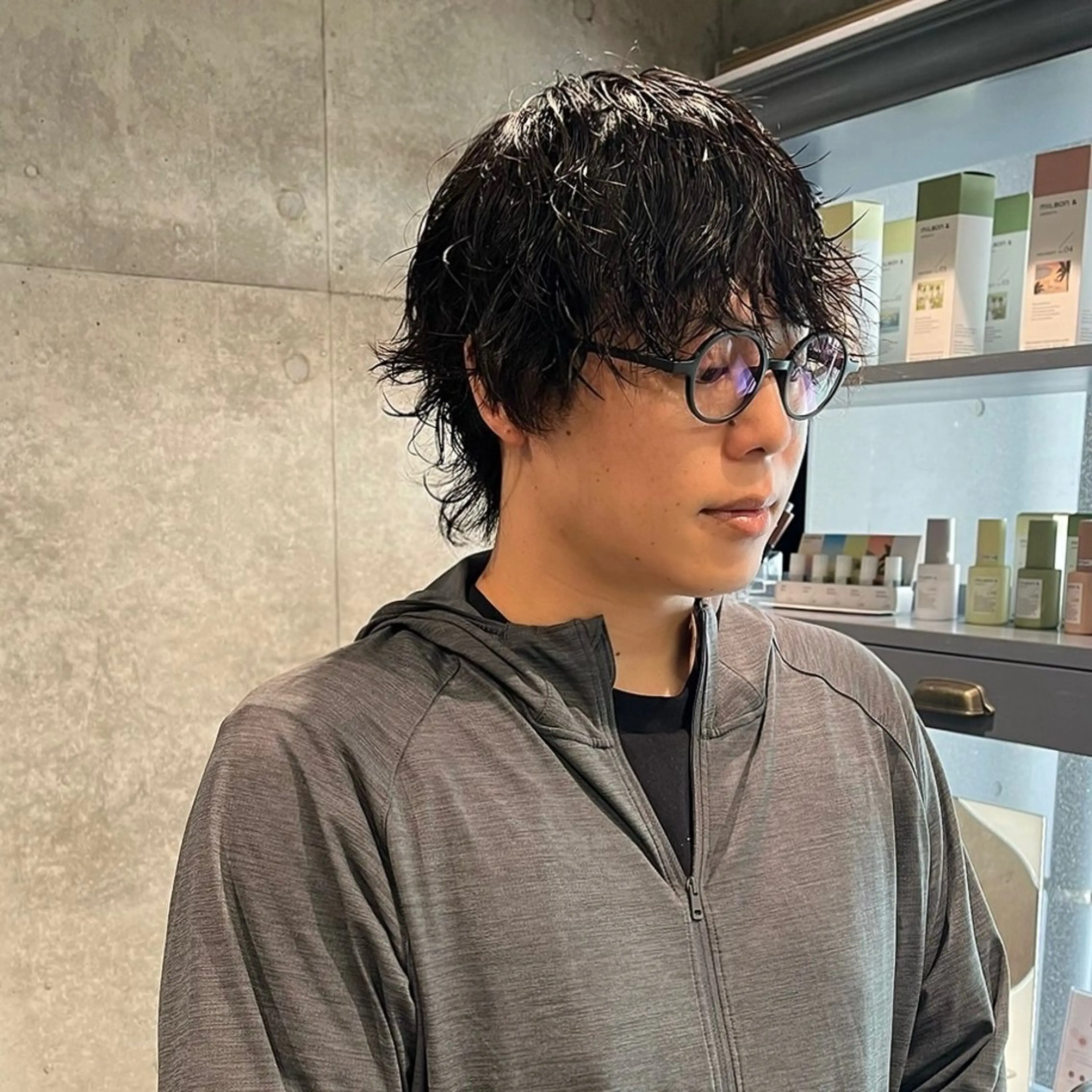 パーマ メンズ カット パーマ yui 🎀 Men's 特化のヘアスタイル