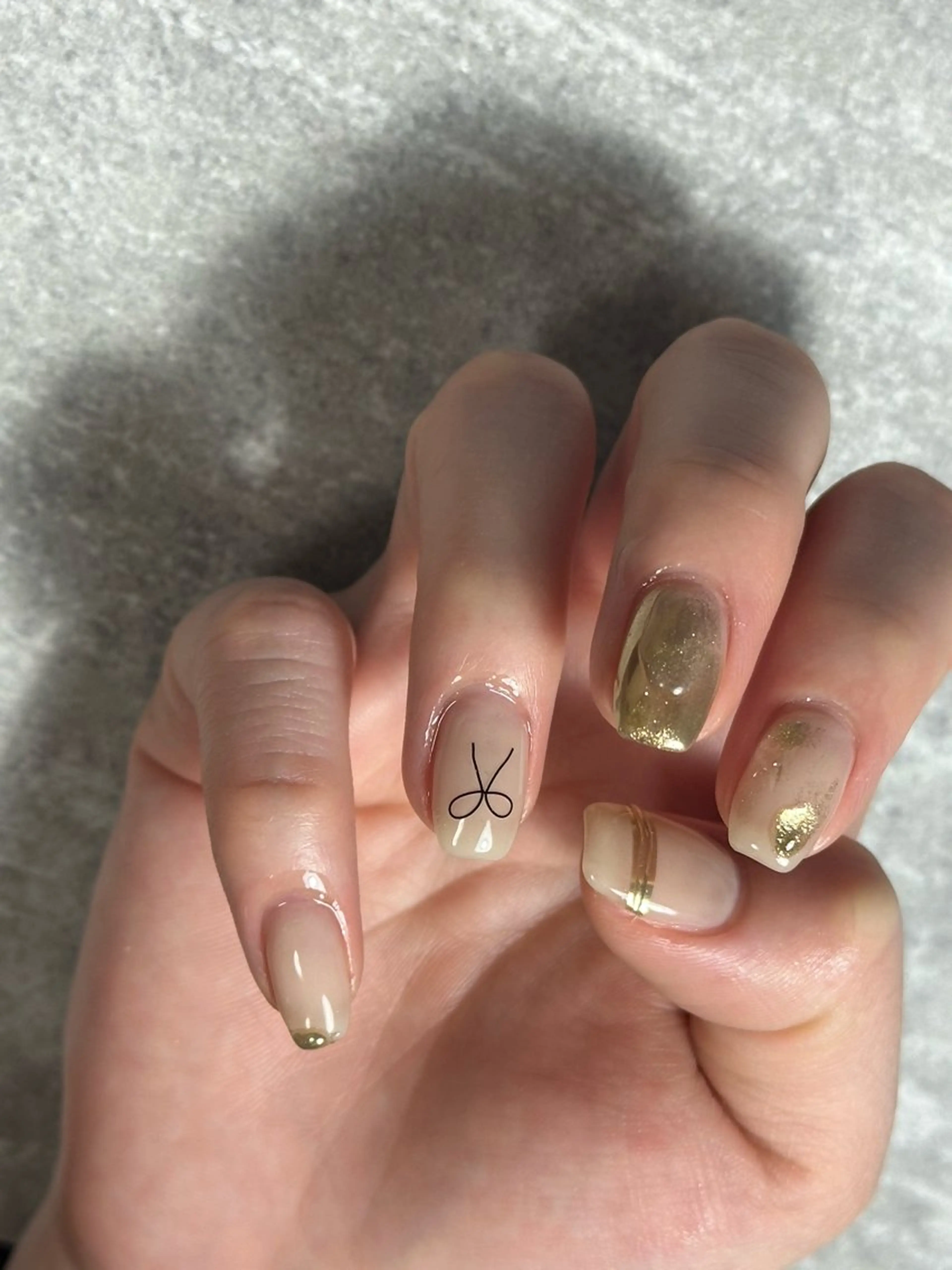 ネイル ハンドネイル three 0 nail spaceのネイルデザイン