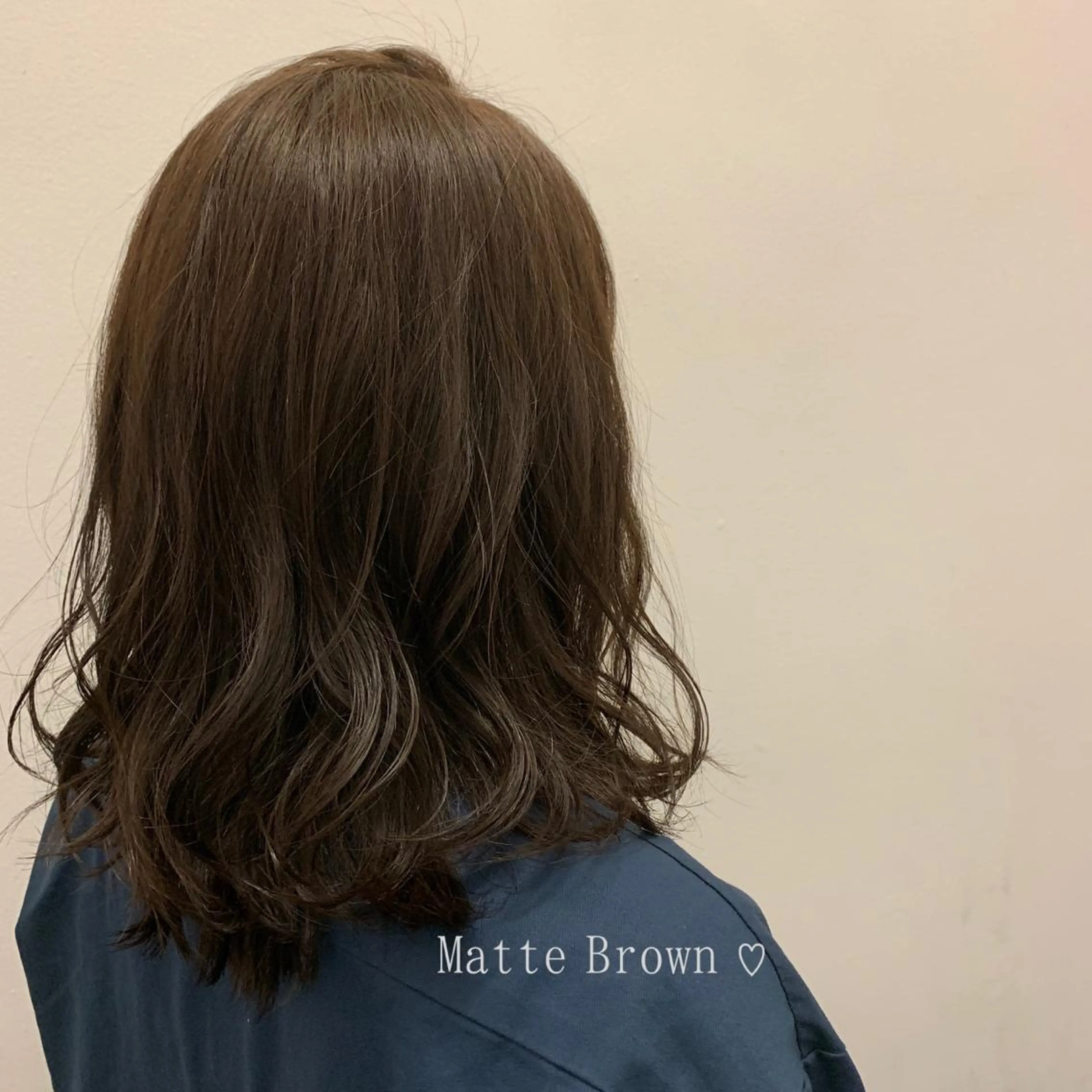 セミロング カラー ブラウンカラー マットブラウン トリートメント stylist/ボブ ことの/韓国レイヤーのヘアスタイル