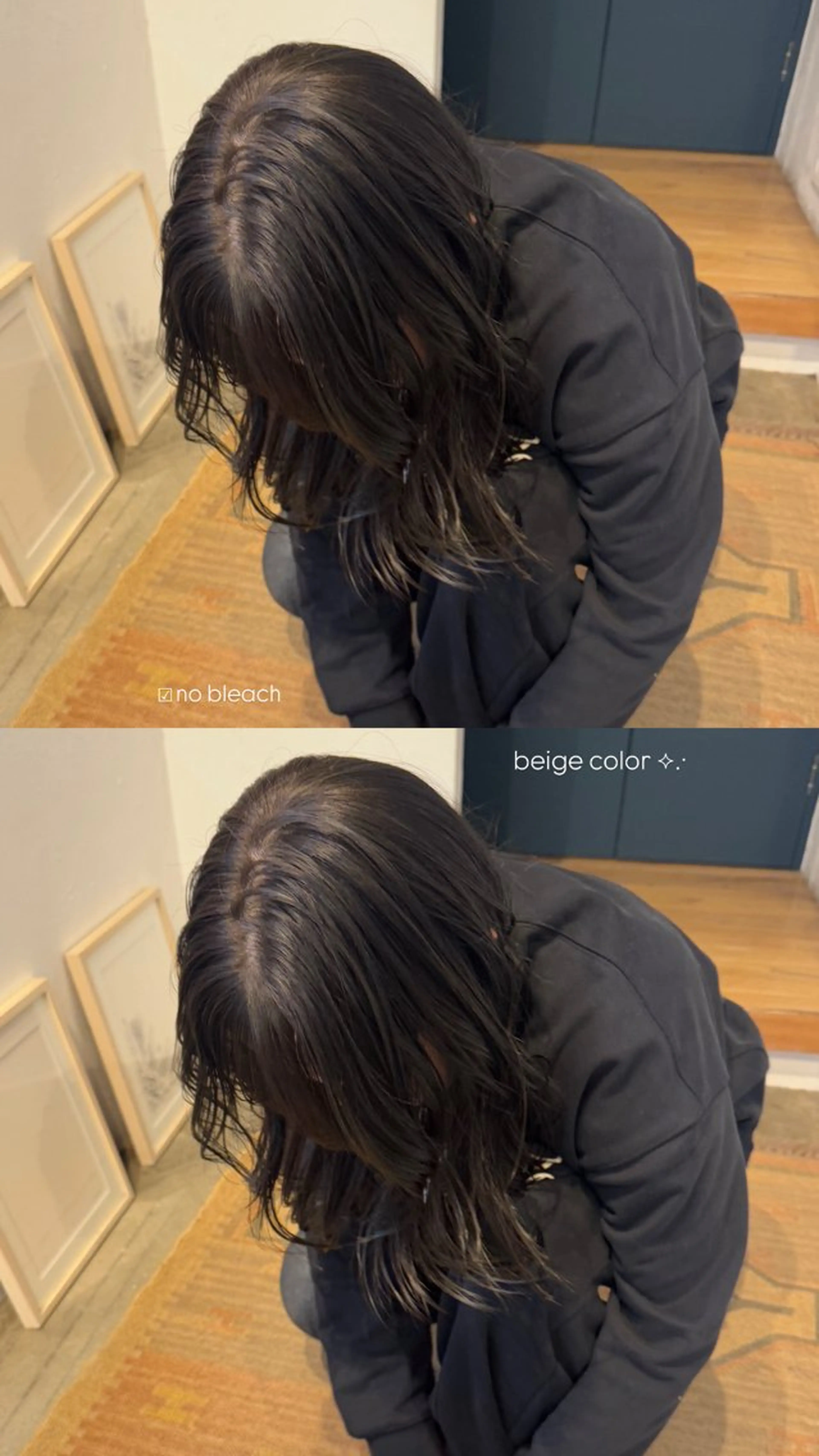 セミロング カラー ヘアアレンジ 透明感カラー イルミナカラー ᵐⁱᵏⁱᵏᵒ /暖色･透明感カラーのヘアスタイル