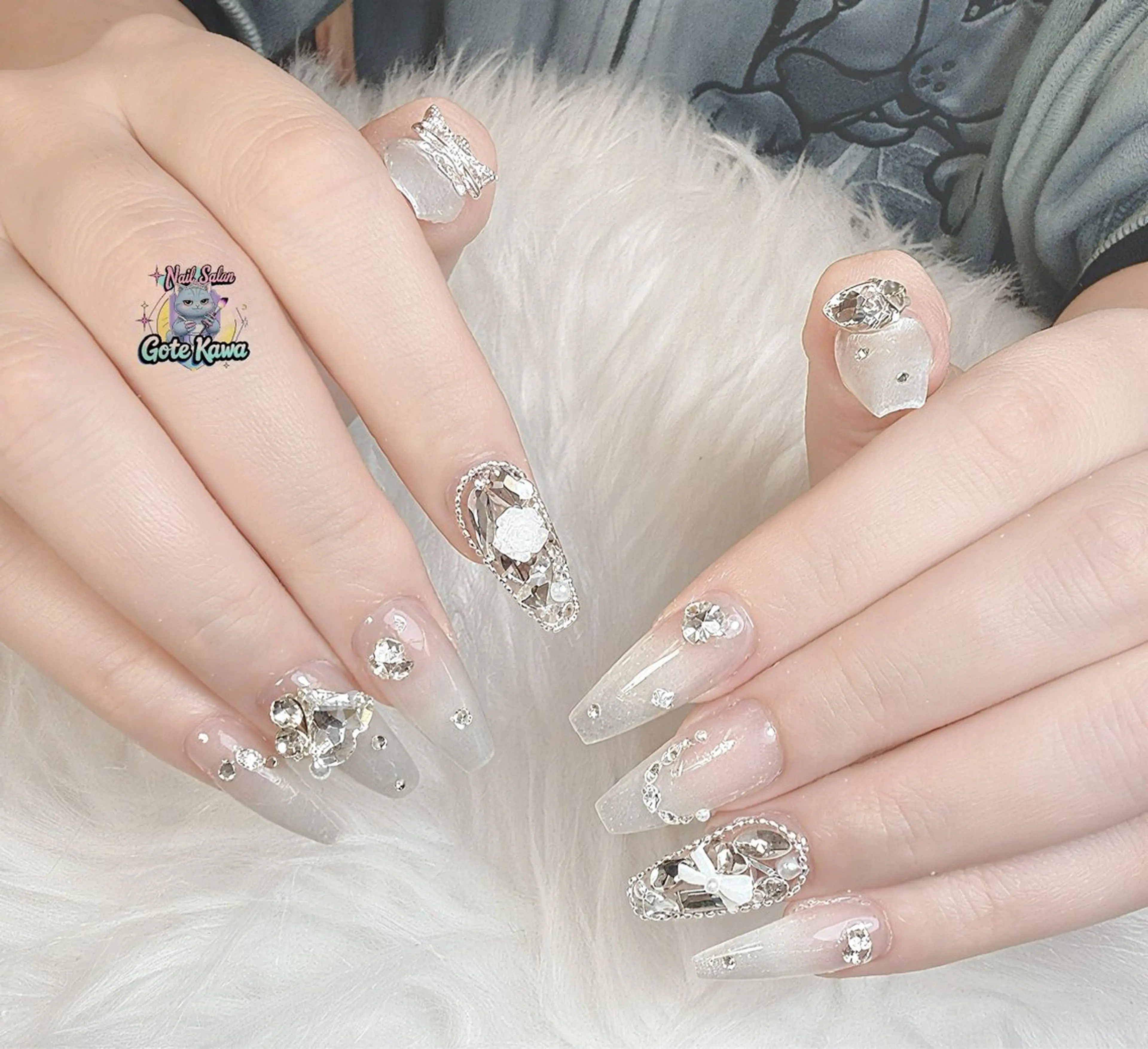 ネイル マグネットネイル ワンホンネイル ハンドネイル ハンドケア GOTE KAWA Nail Salon(ゴテかわ)所属・Gote Kawa nail salonのネイルデザイン