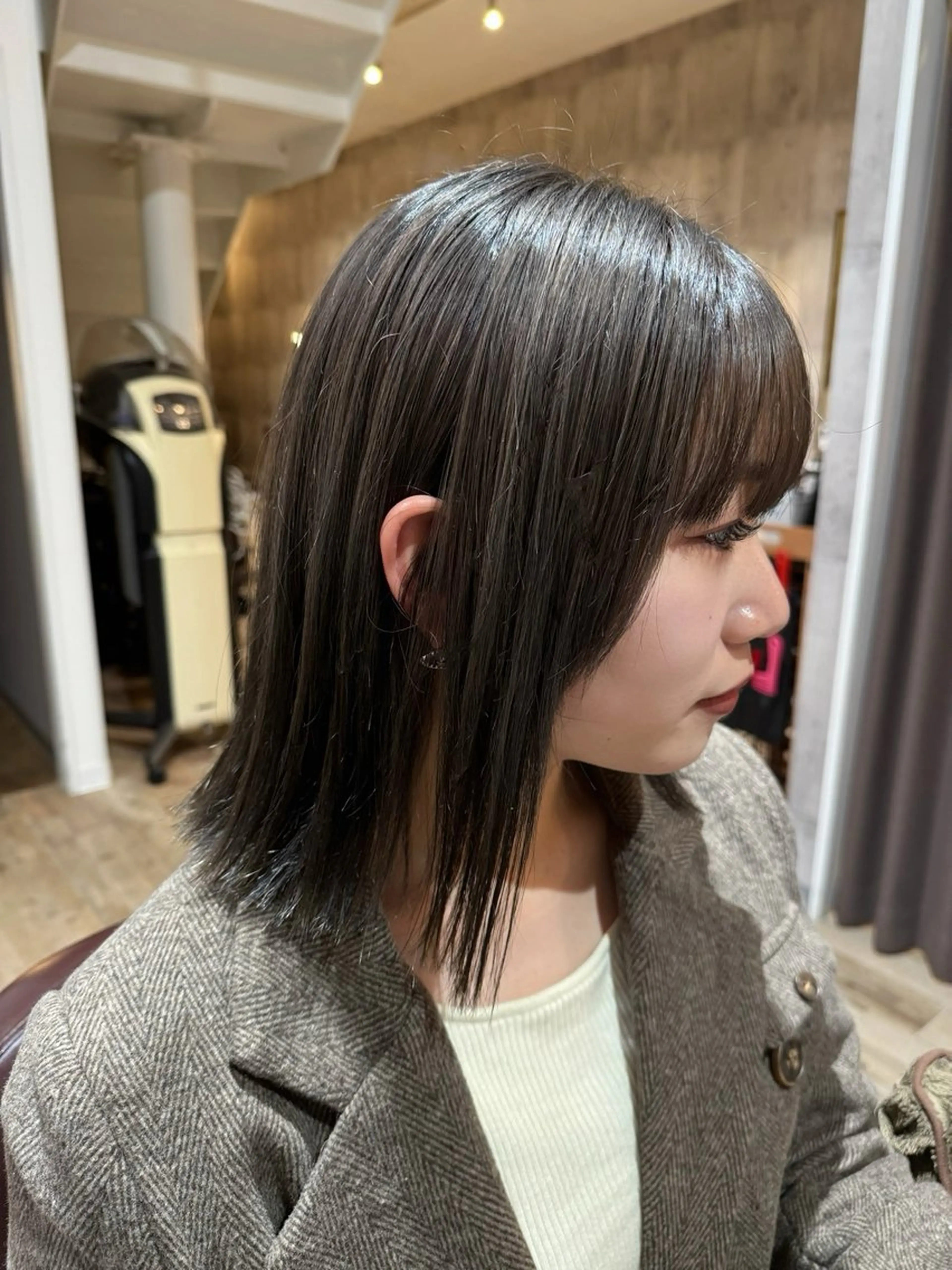 ミディアム ヘアカラー トリートメント 🔅透明感カラー切田 はじめ🔆のヘアスタイル