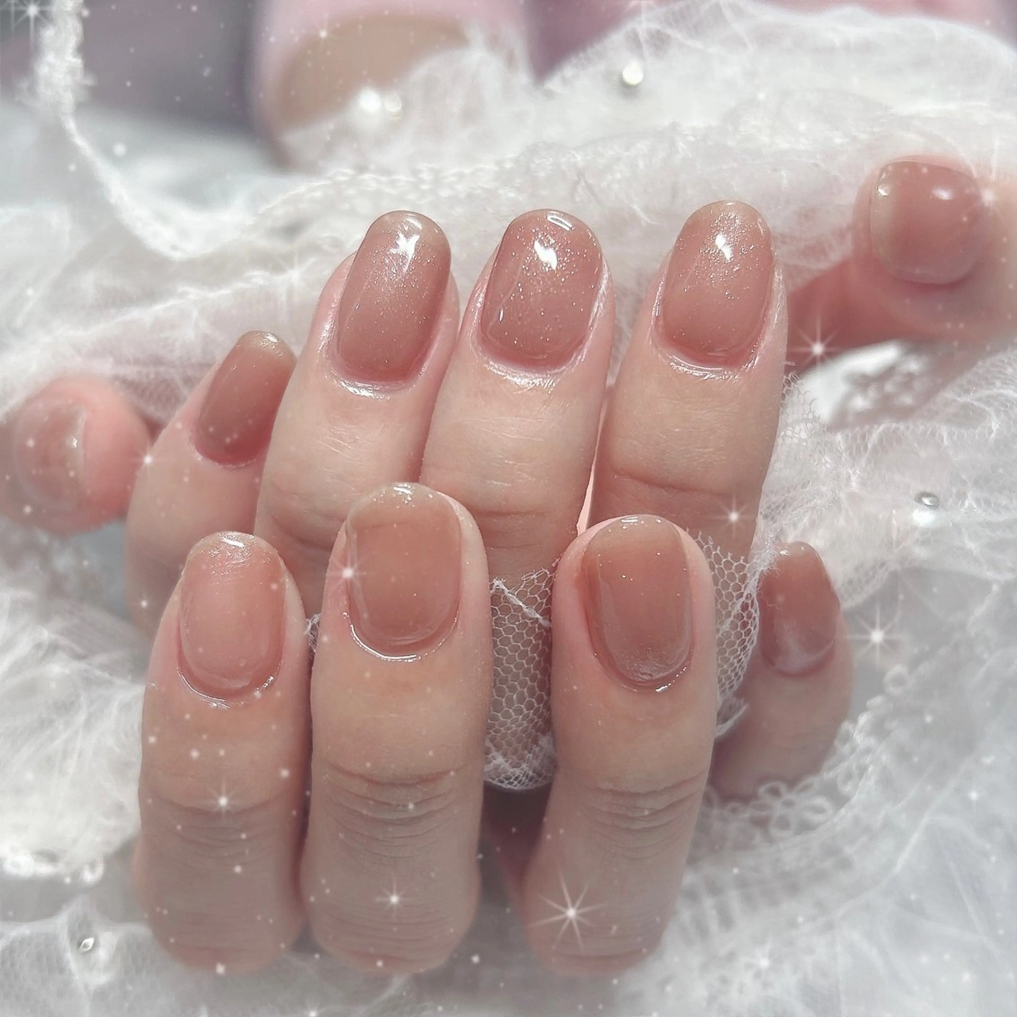 ネイル ラメ(グリッター) ハンドネイル Bestnail所属・Best Nail Yu🎀🫧のネイルデザイン