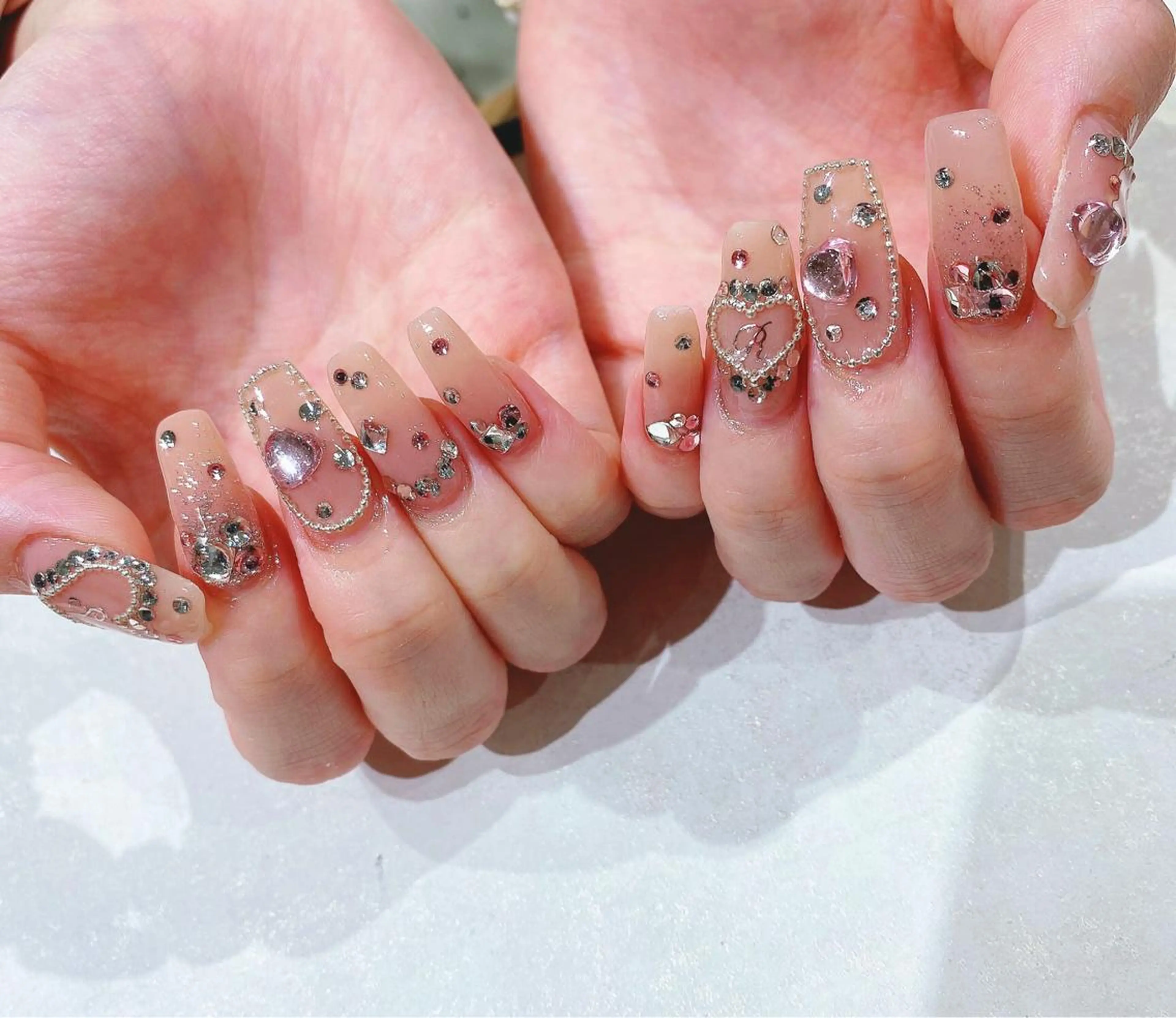 ミディアム ハンドネイル JNA認定講師🌸 RIEのネイルデザイン