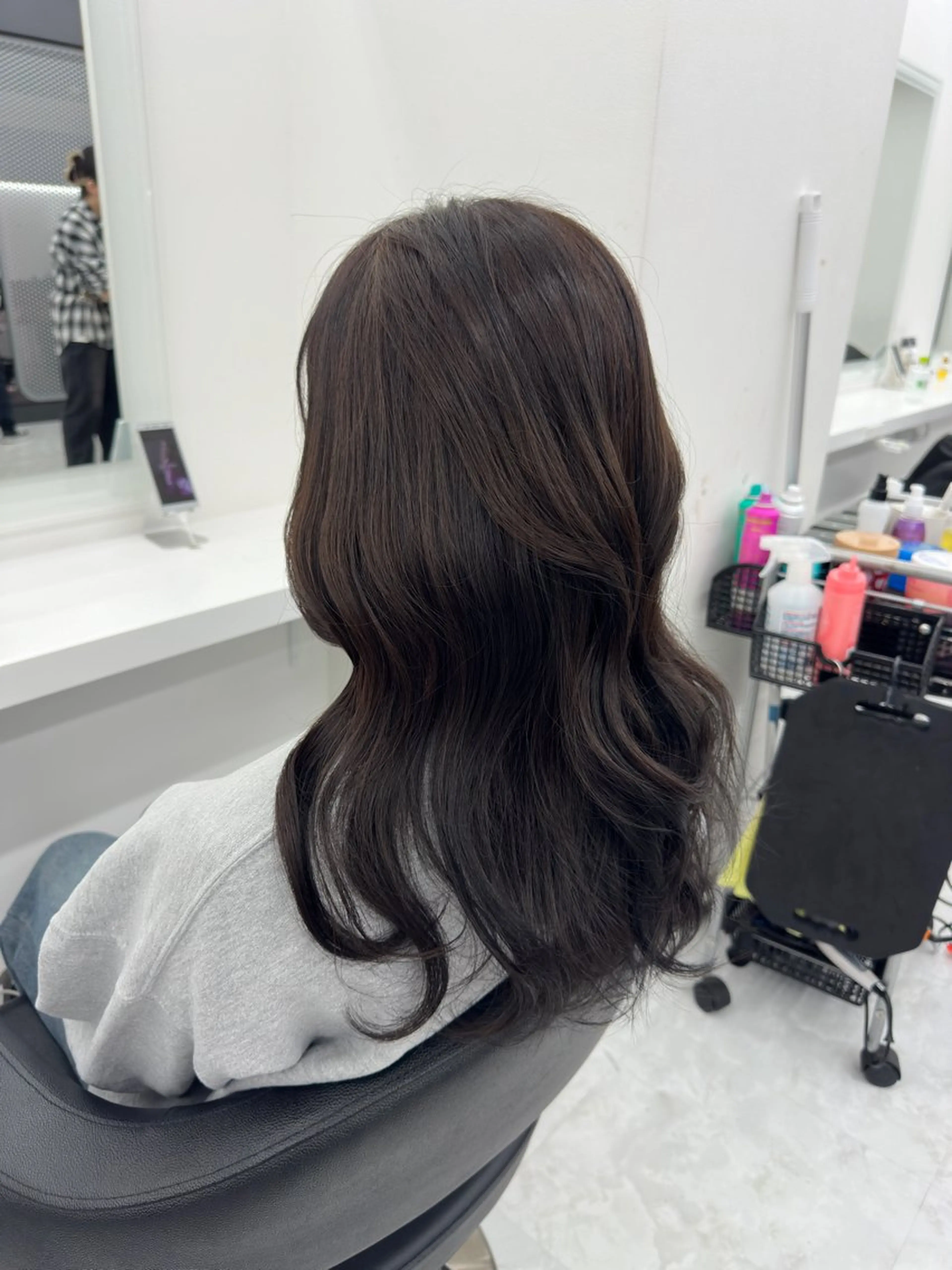 ロング カラー パーマ ヘアアレンジ メンズ ♥️韓国ヘア レイヤー♥️ゆりのヘアスタイル