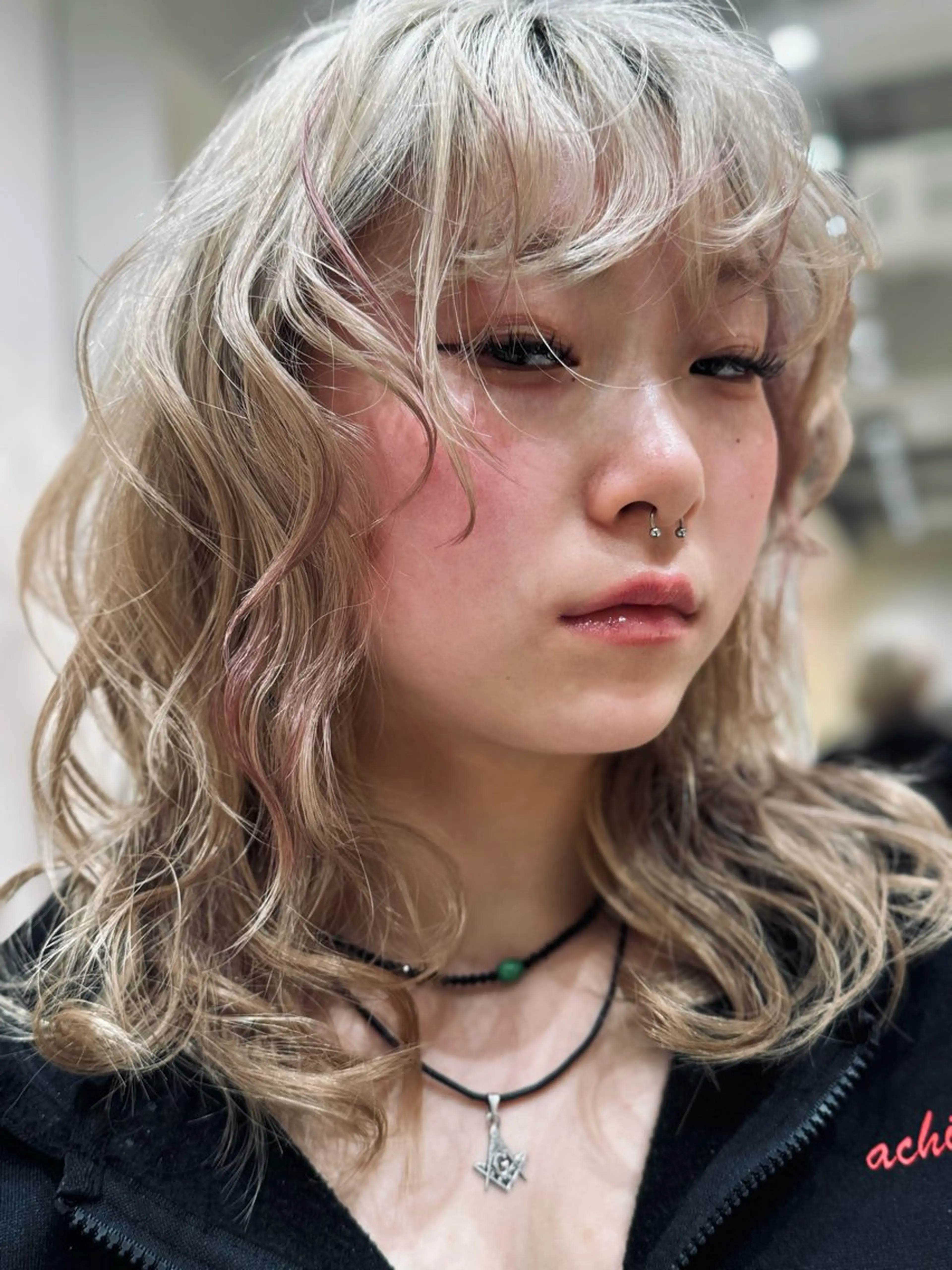 セミロング ヘアカラー 🩵縮毛矯正・ボブ 岩原朋也🩵のヘアスタイル