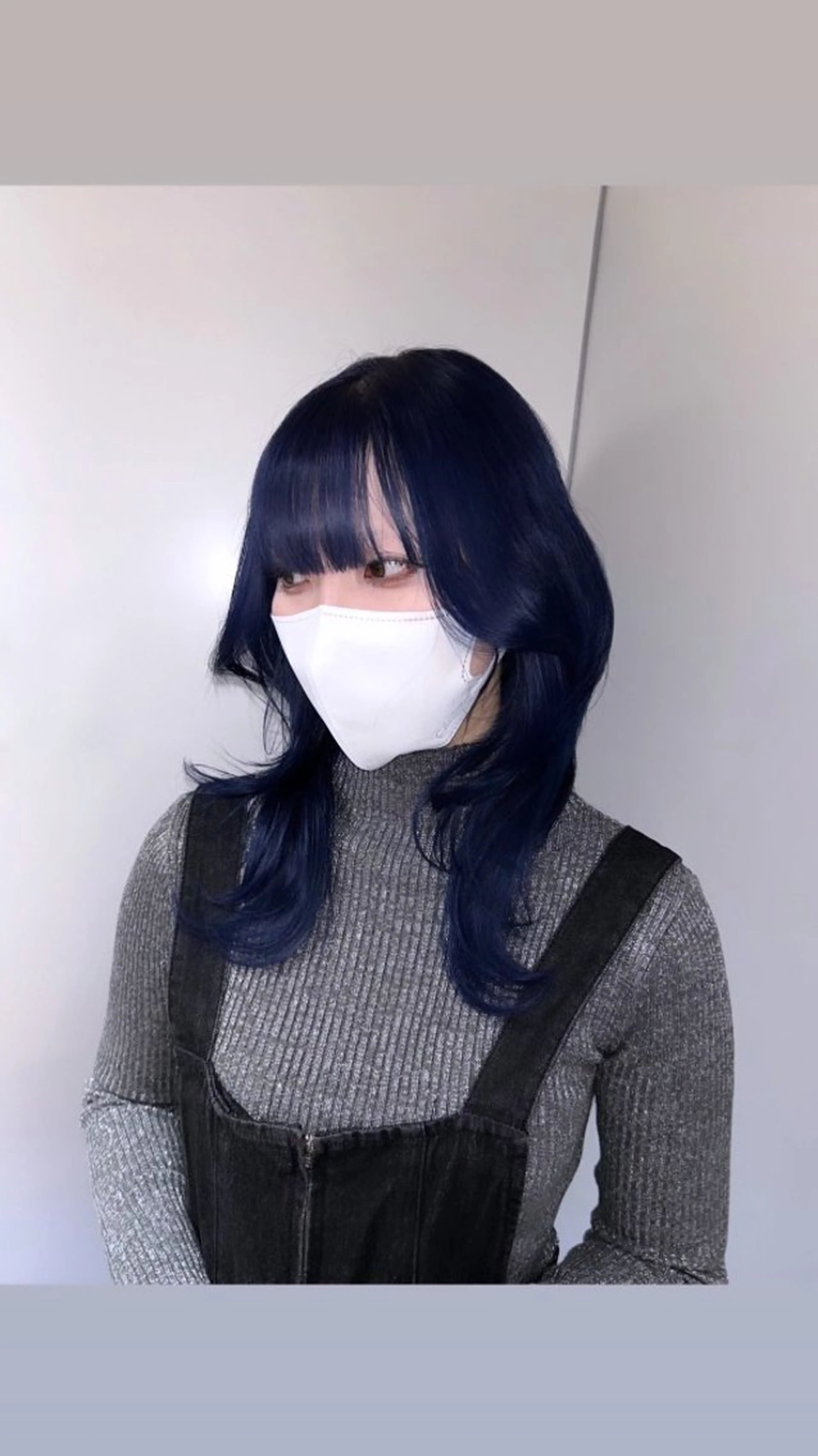 セミロング カラー ヘアカラー 髪質改善×韓国 レイヤー ひかるのヘアスタイル